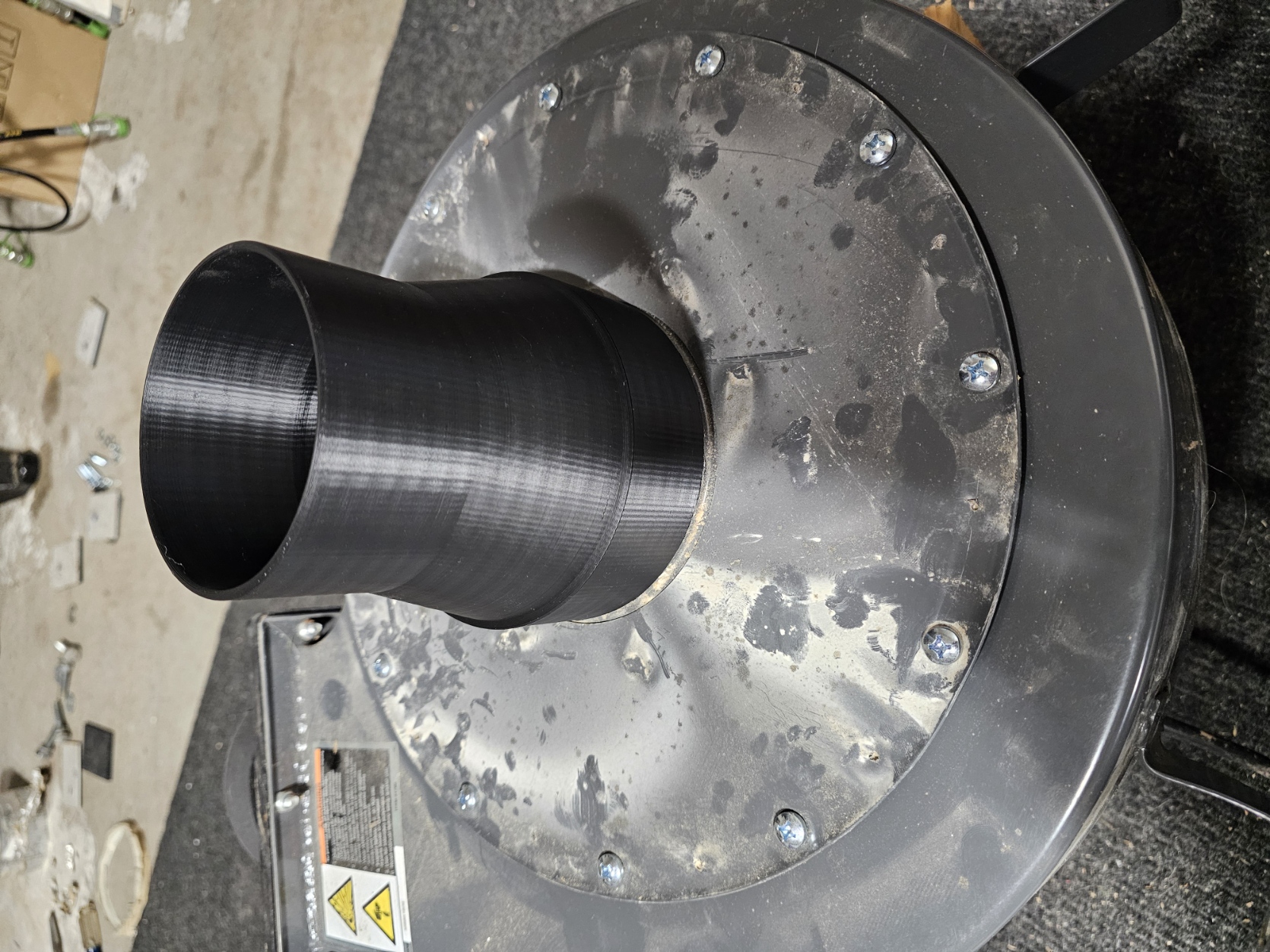 5" Dust Collector to 4" Flex Duct — miniatura 2