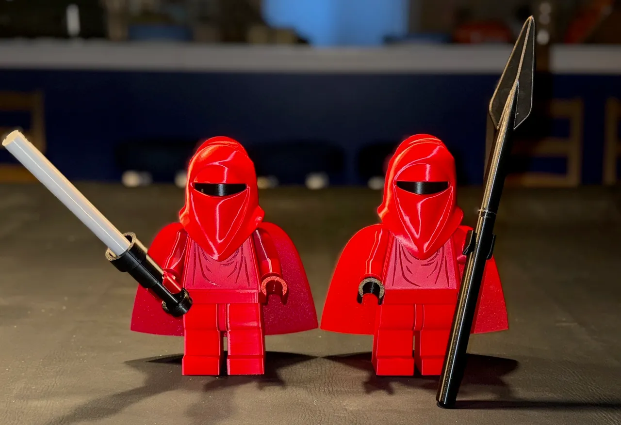 Star Wars Royal Guard Brick MegaFigures (5:1 Scale) by BrickDreams