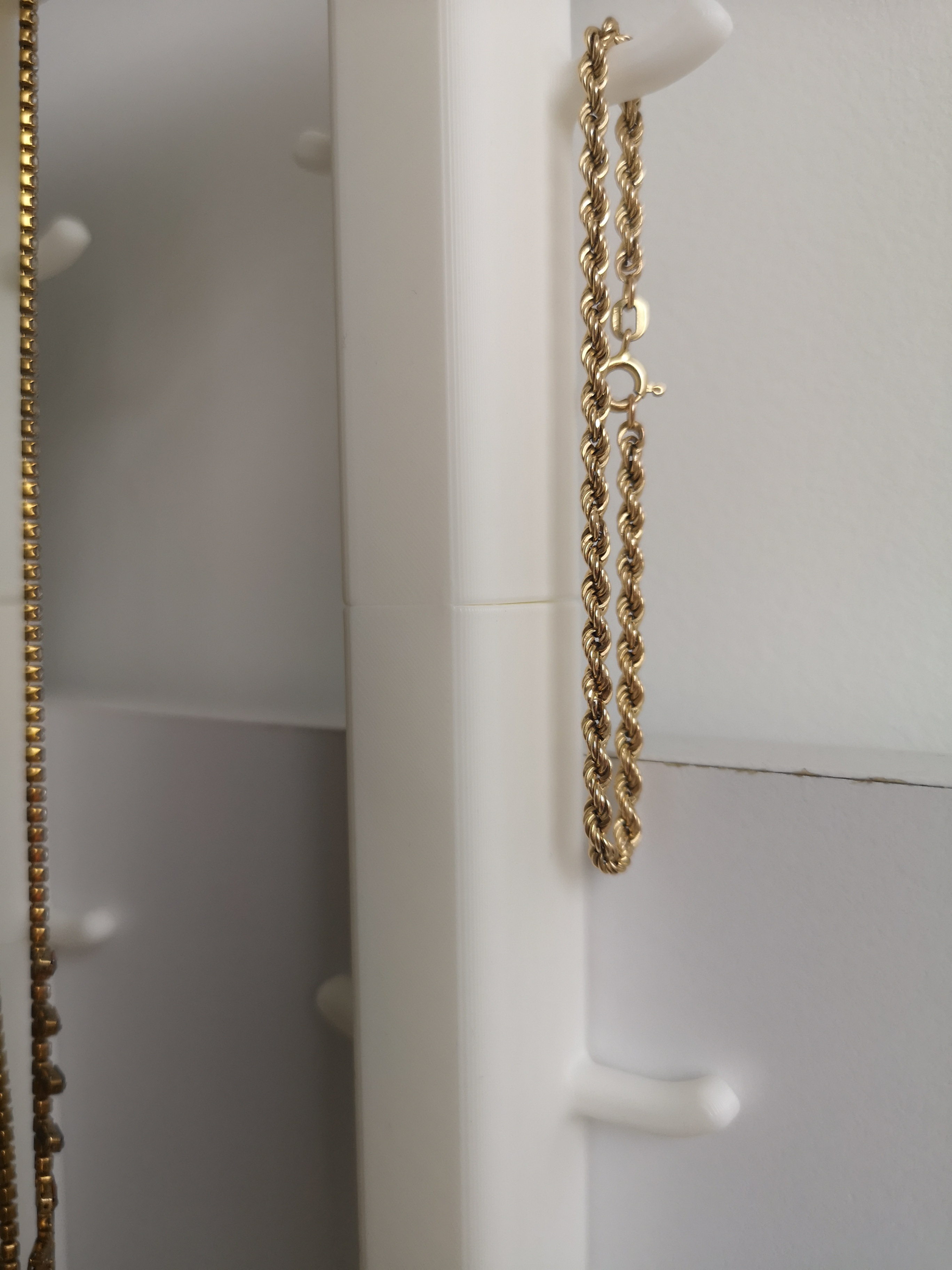 Jewelry / Necklace Holder with bowl small printbed version — miniatura 4