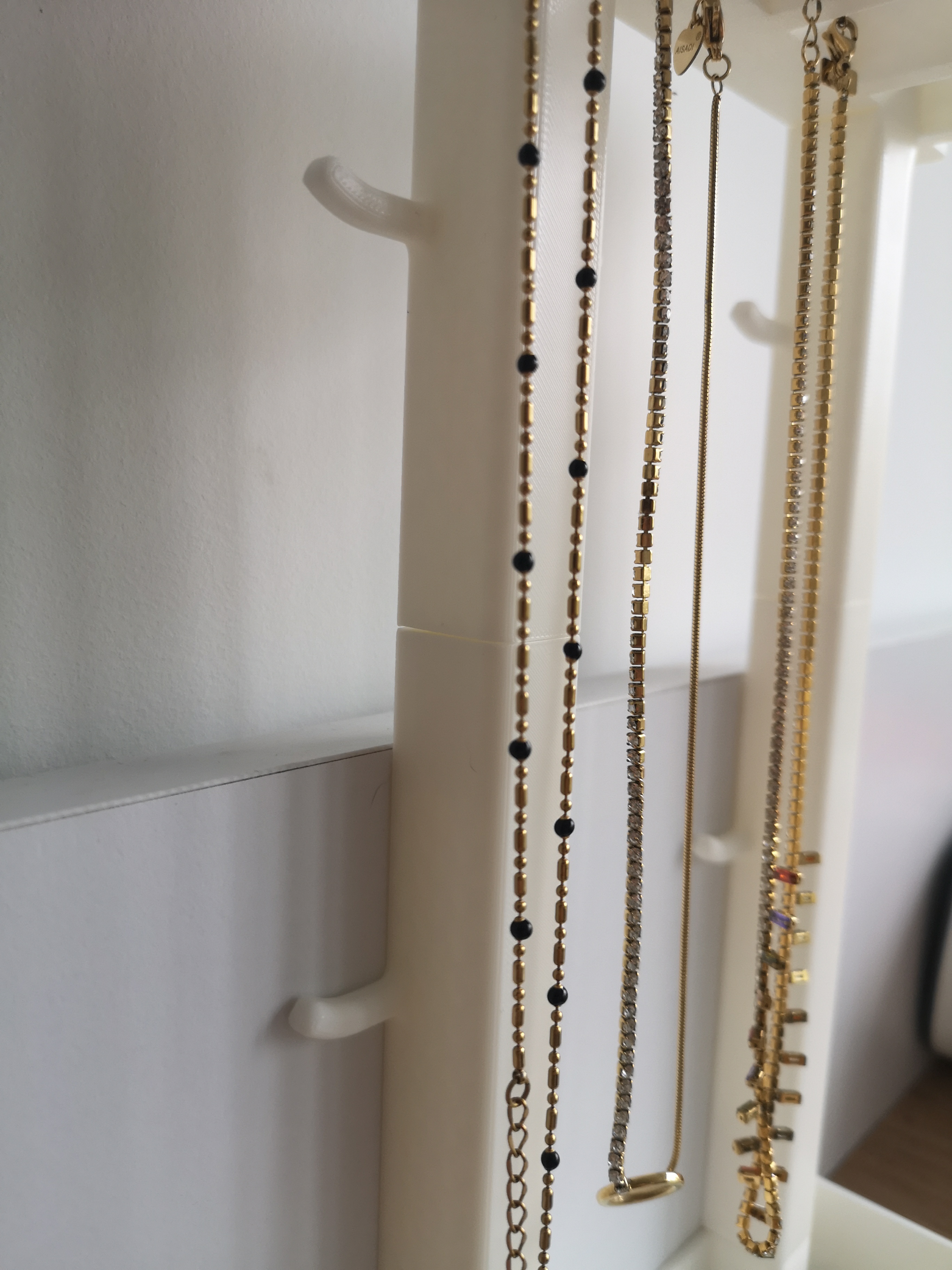 Jewelry / Necklace Holder with bowl small printbed version — miniatura 5
