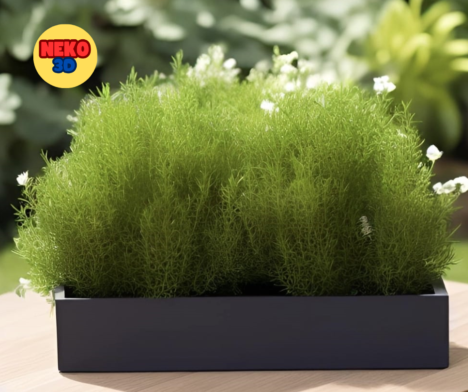 modern design rectangular planter