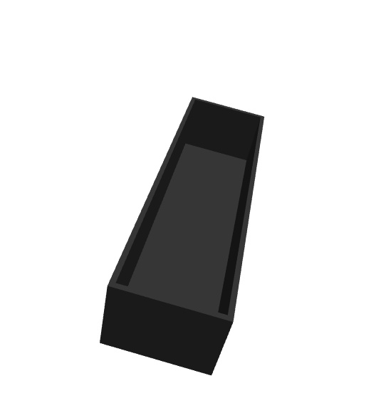 modern design rectangular planter — thumbnail 2