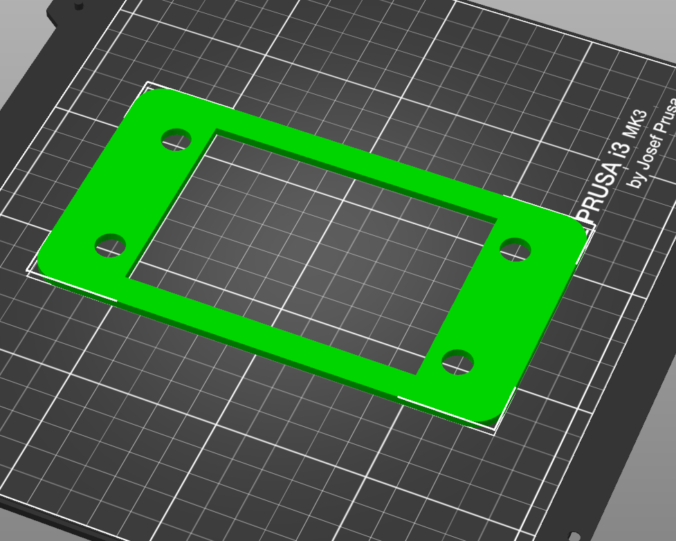 Drilling Template for Hanging Filament Spool Holder