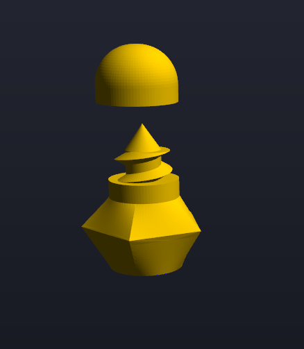 Cardbord Knob Screw