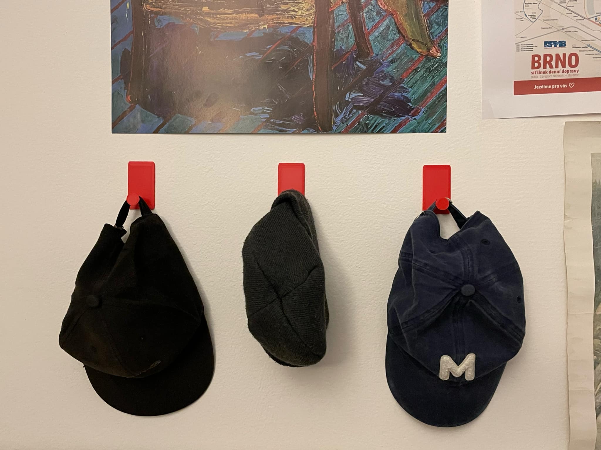 Miniatura 2 do modelo 3D Cap / hat wall hanger