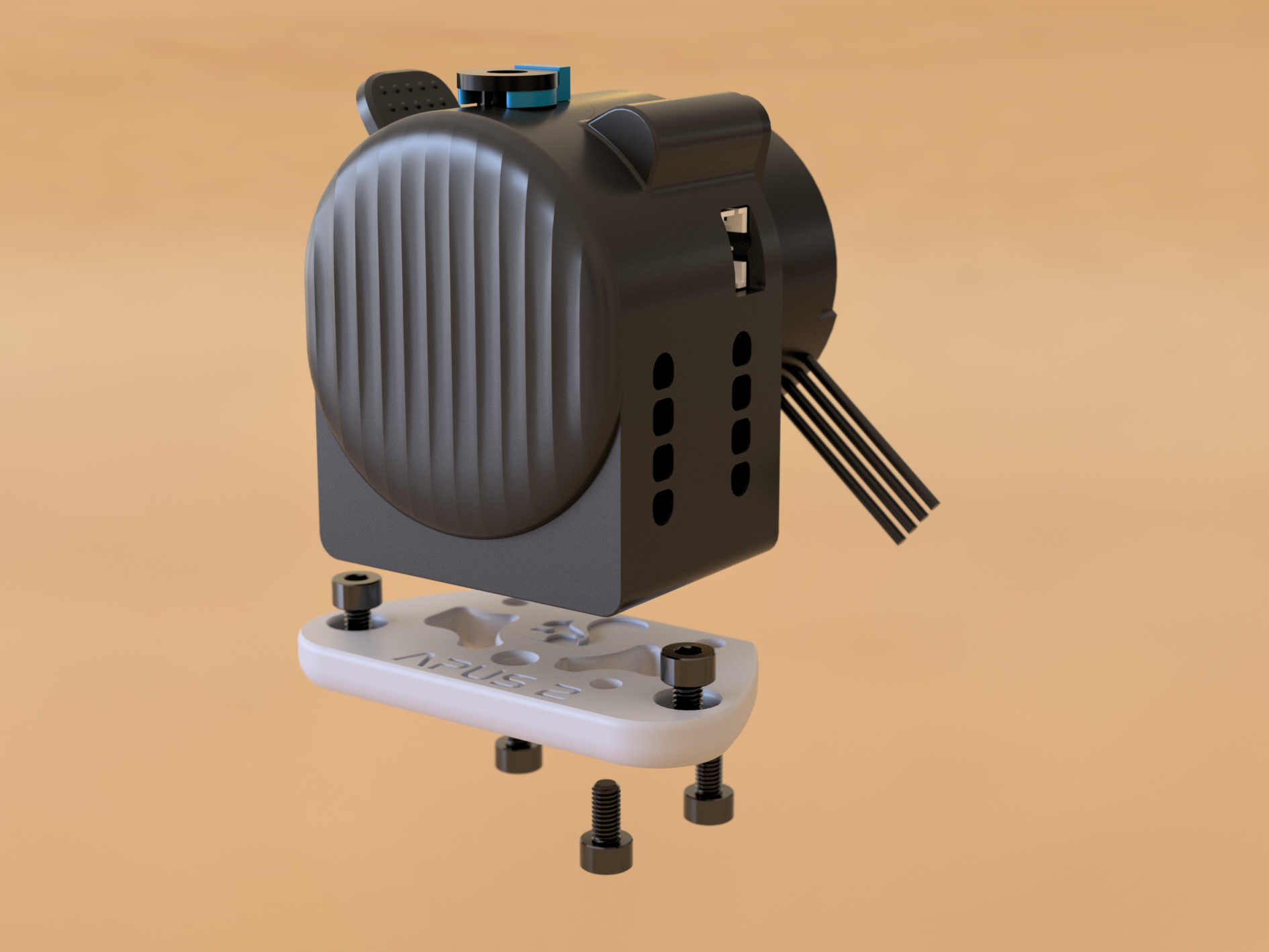 Phaetus APUS 2 adapter to Sherpa Mini mounting pattern
