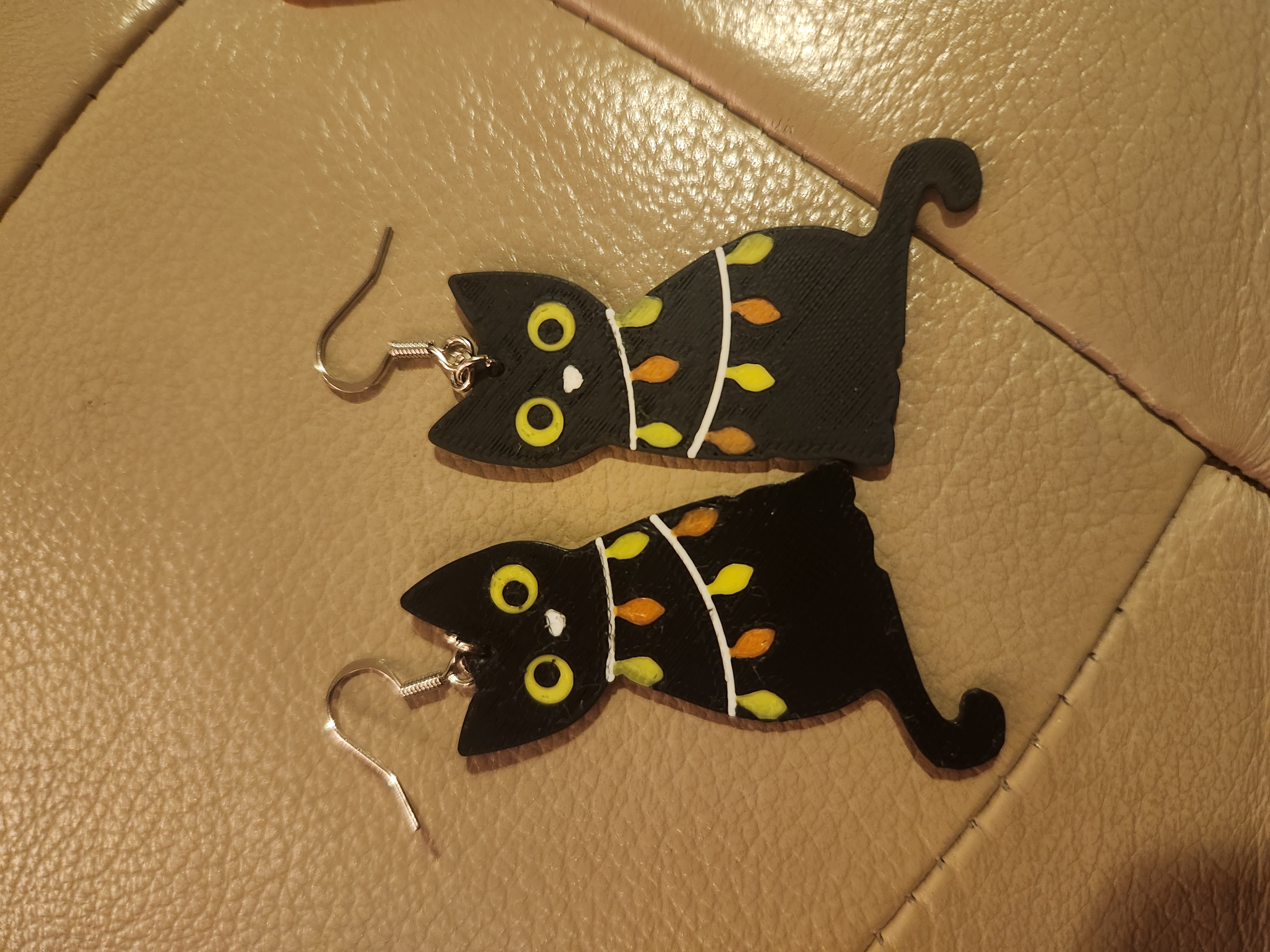 Miniatura 7 do modelo 3D Cat Earrings