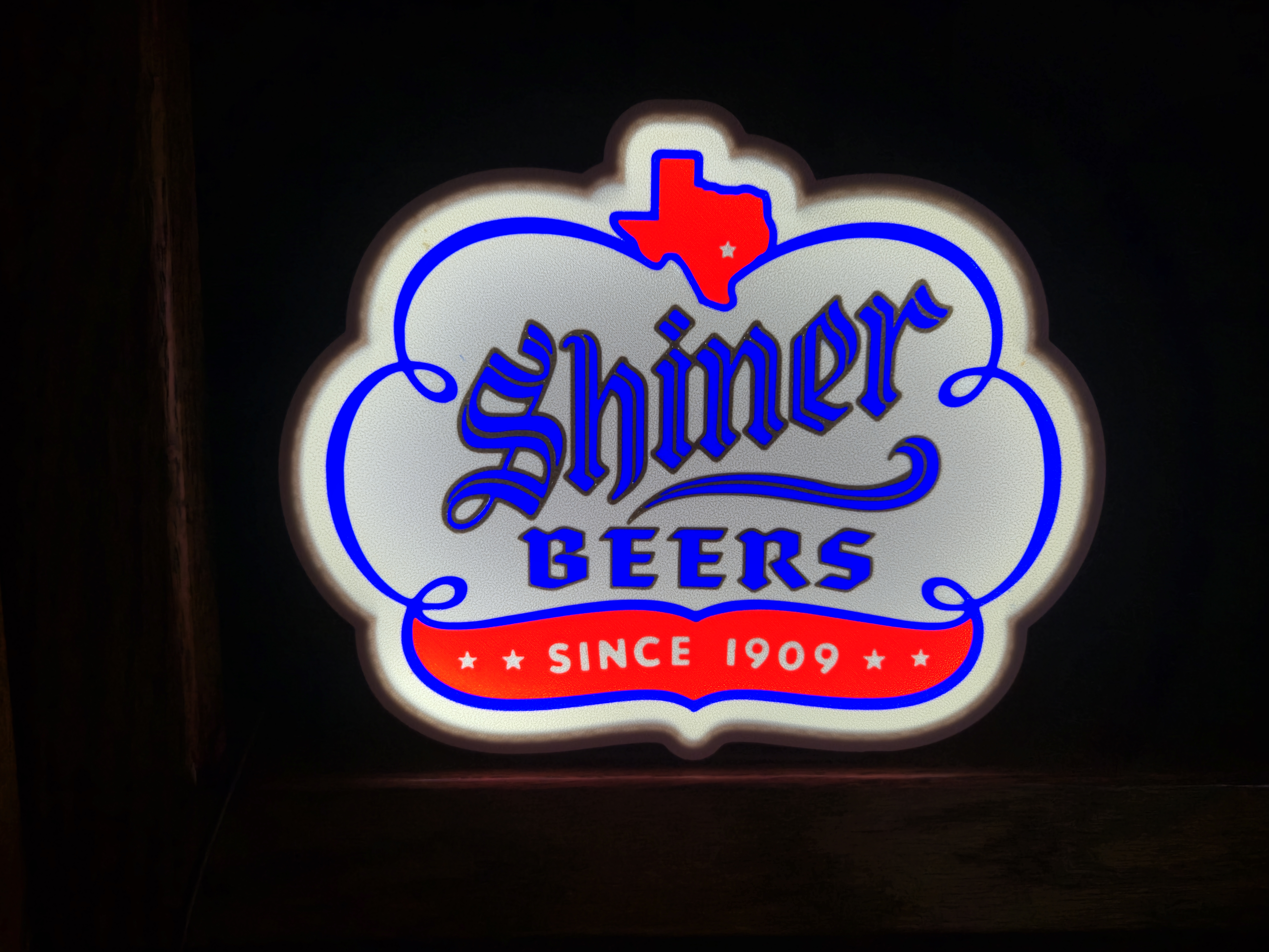 Shiner Beer Light Box