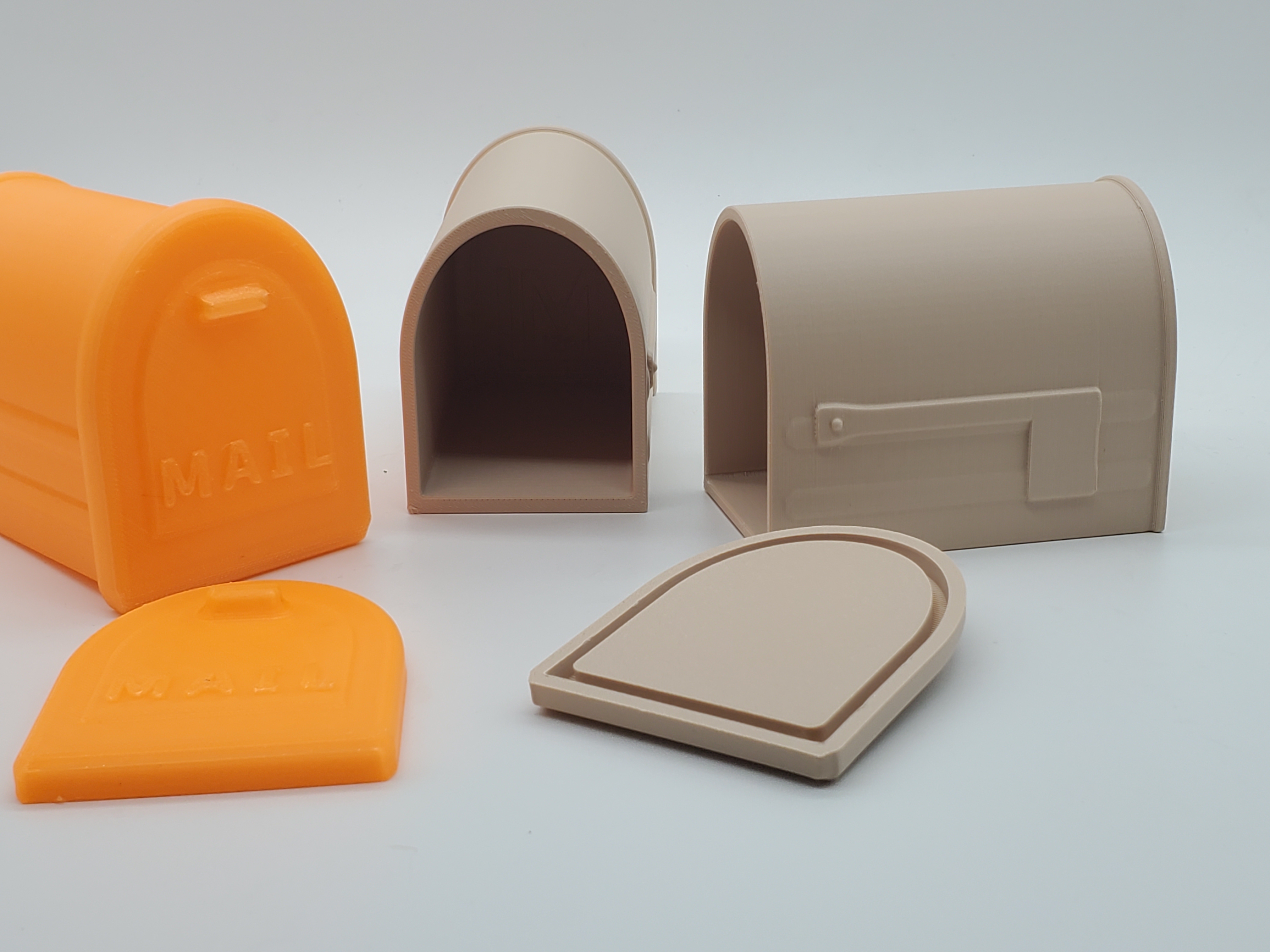 Miniatura 2 do modelo 3D Miniature Mailbox