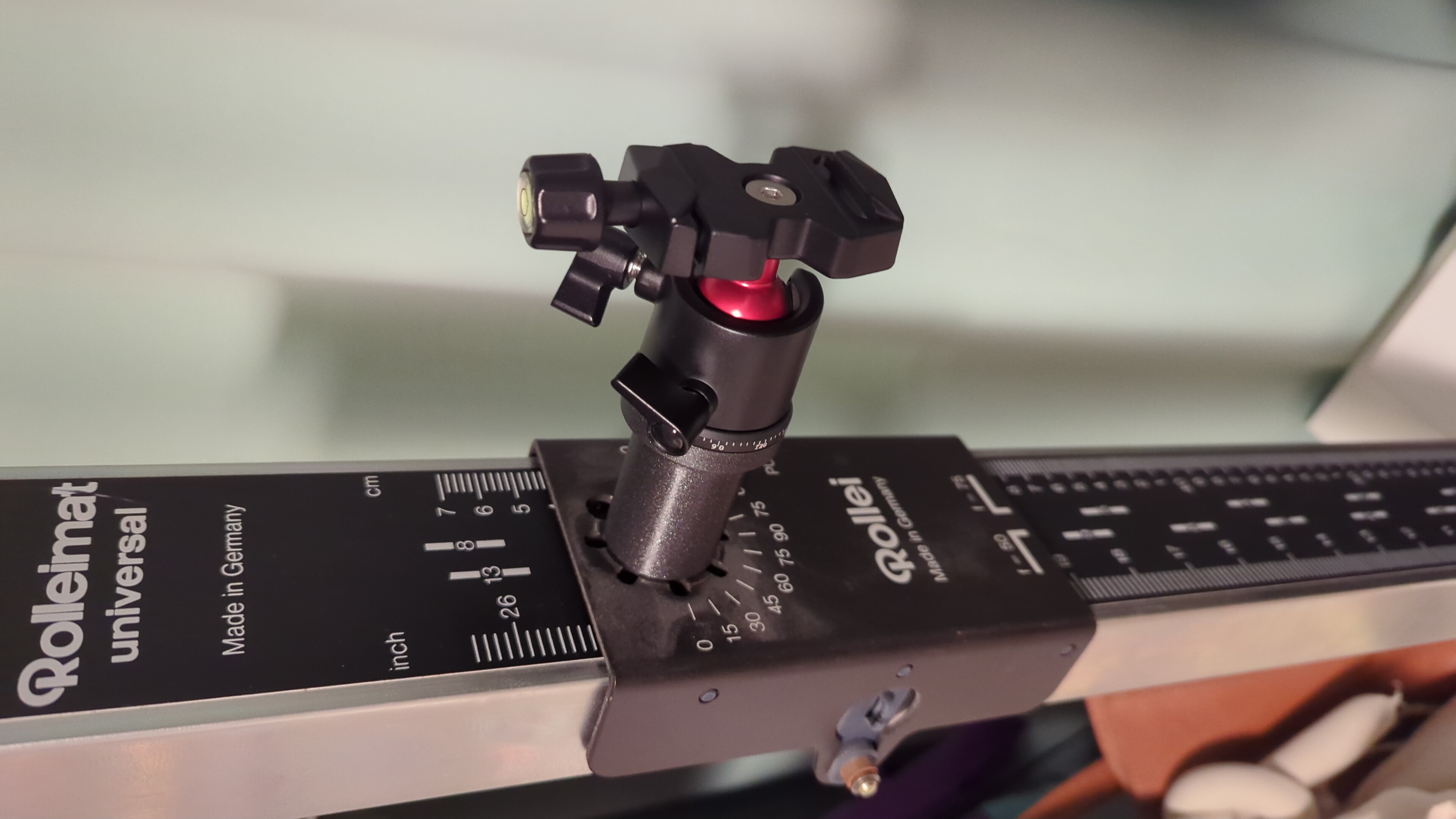 Rolleimat Universal Enlarger Stand adapter for Ball Head