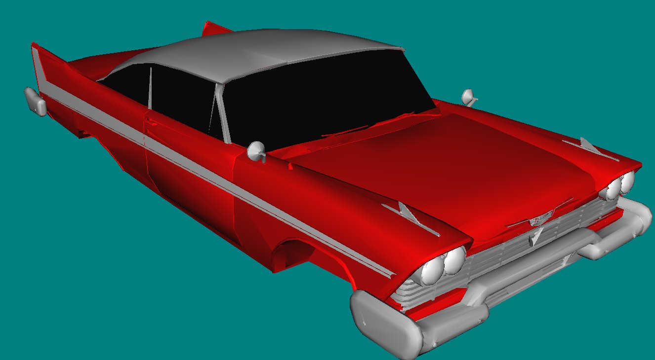 Christine, the evil 1958 plymouth fury