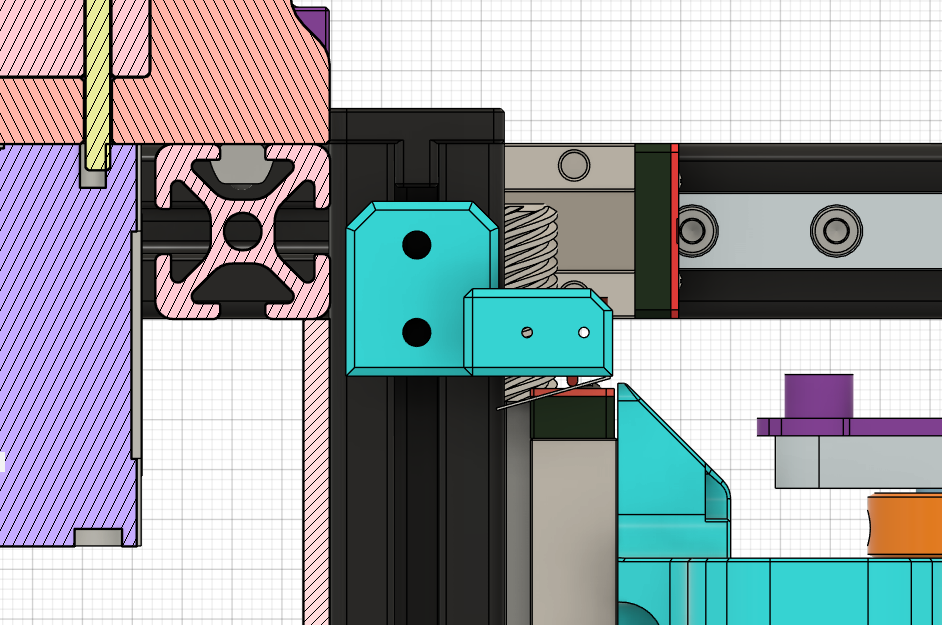 Miniatura 2 do modelo 3D Tiny-M Axis Z limit switch holder