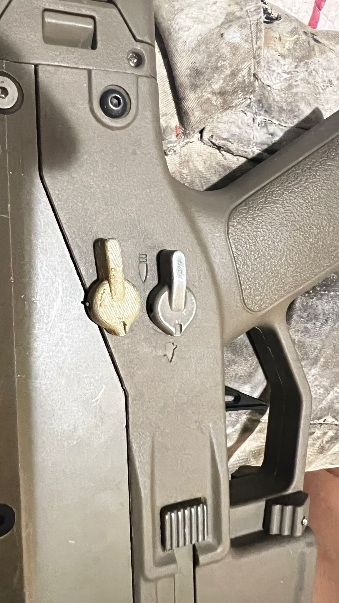 selector tiro h&k masada