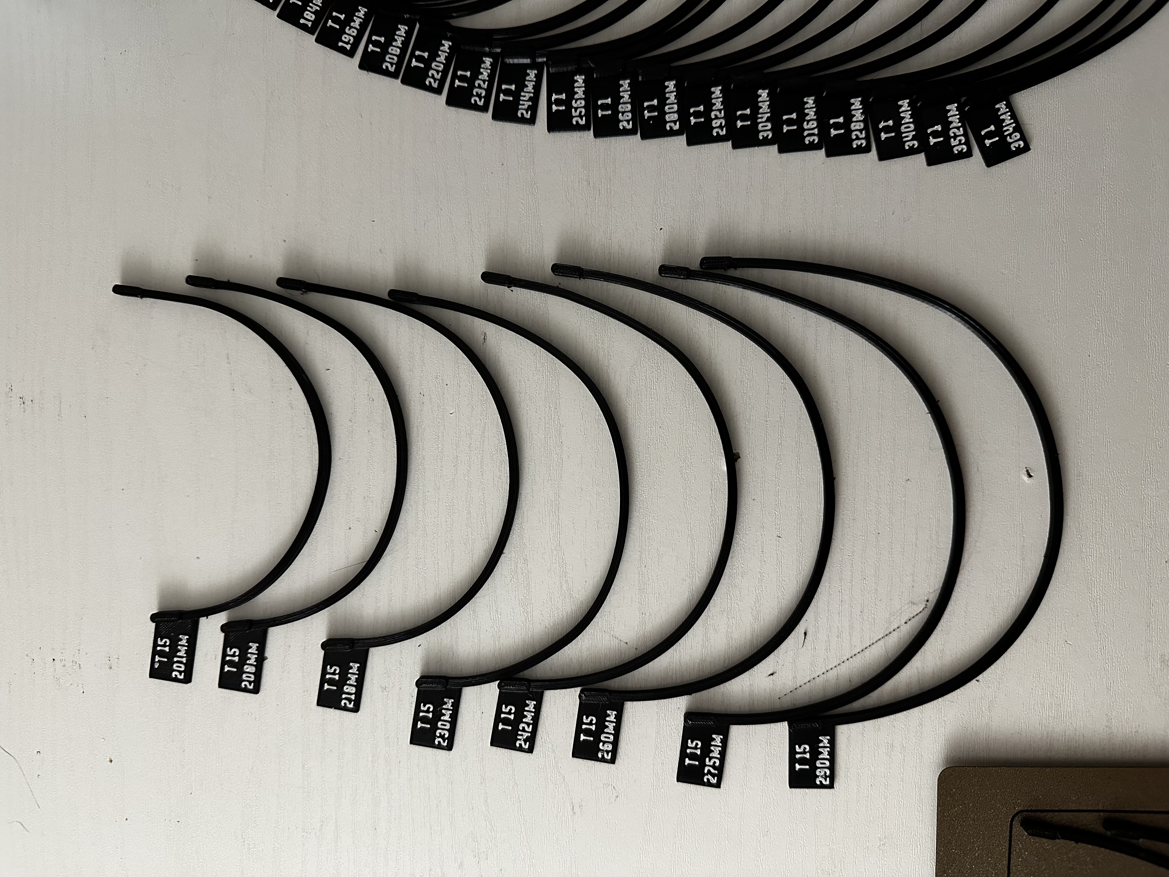 Wires for bra Arta F Type 1 All sizes