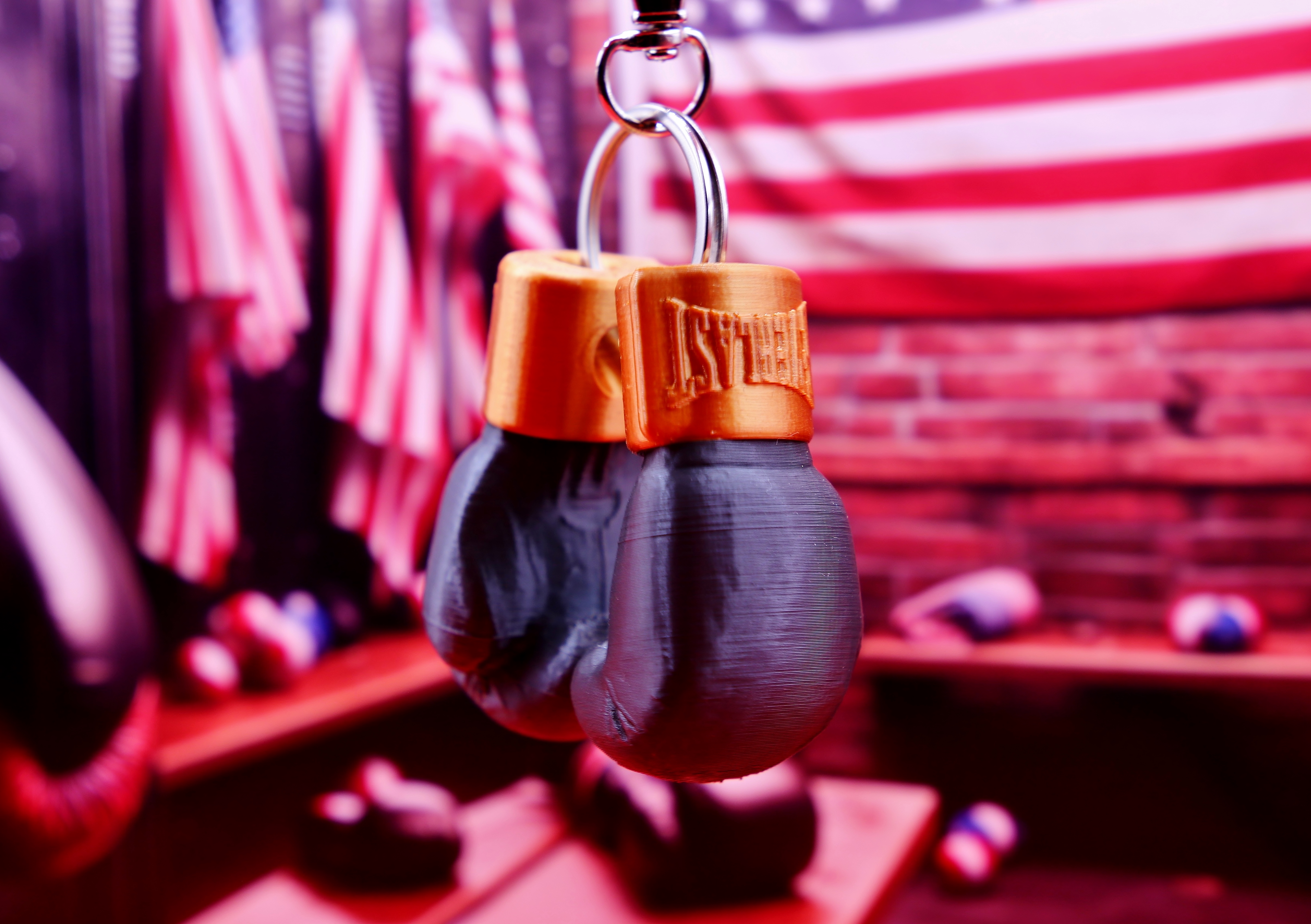 Miniatura 7 do modelo 3D Boxing gloves keychain