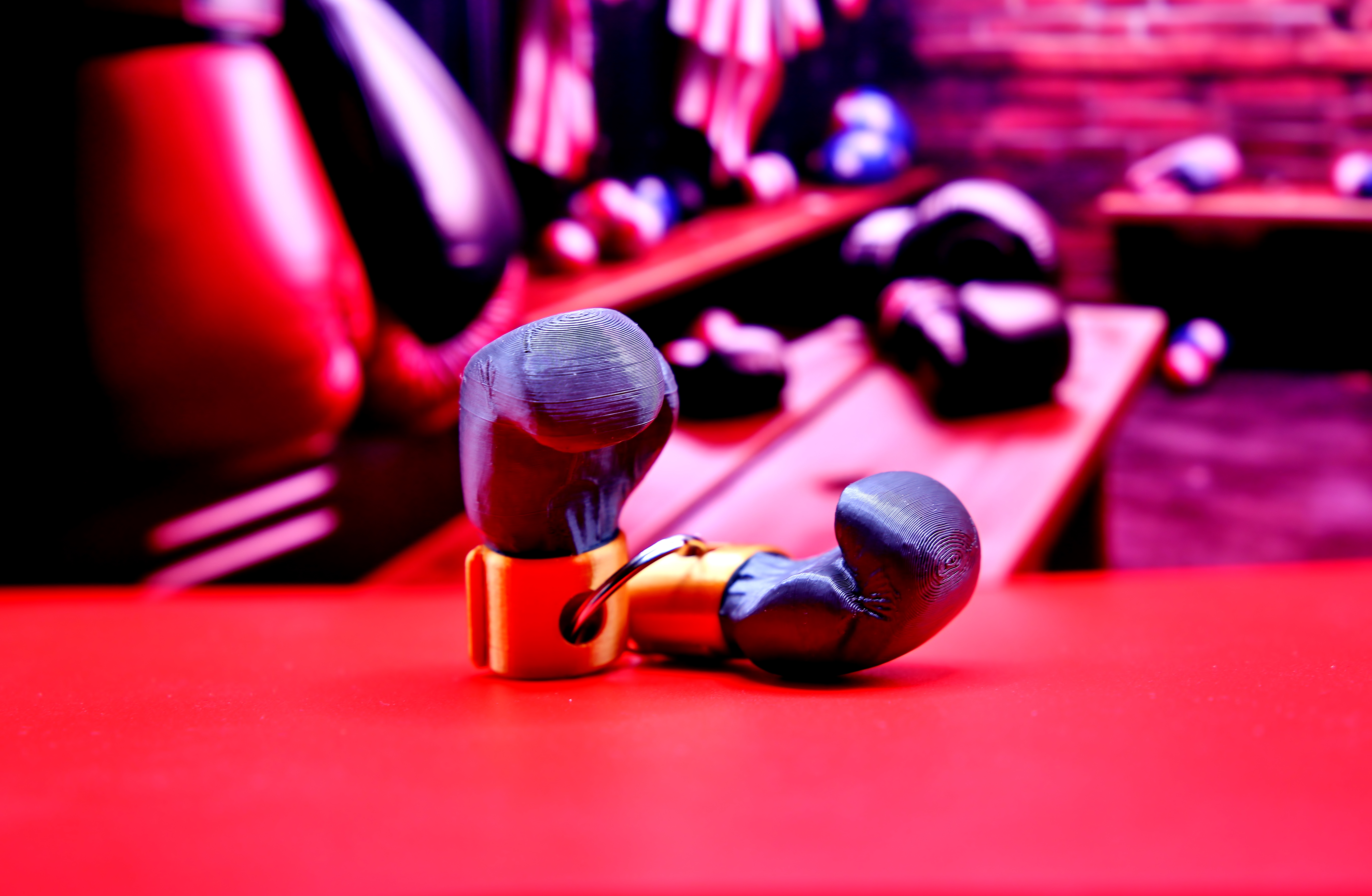 Miniatura 2 do modelo 3D Boxing gloves keychain