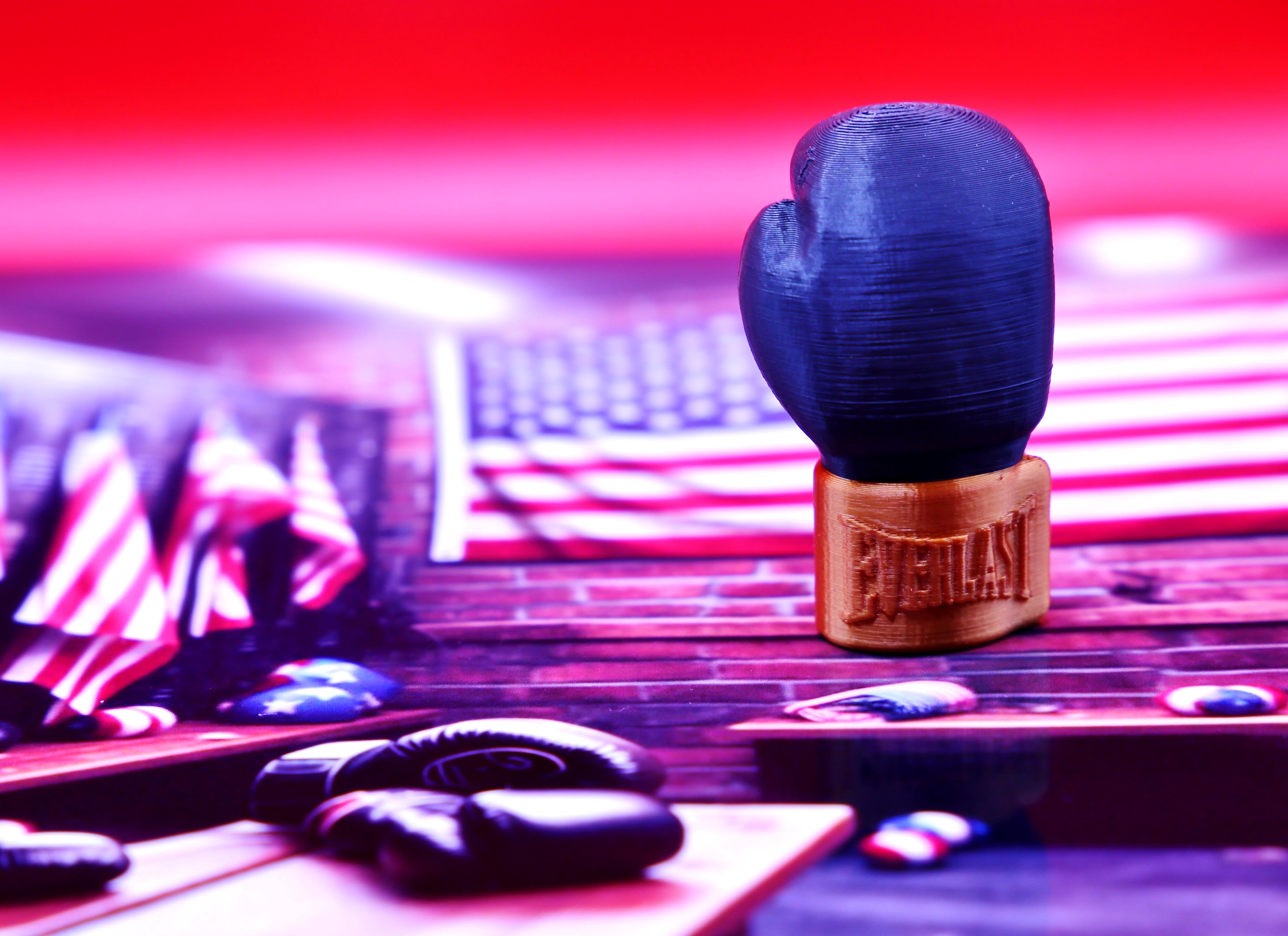 Miniatura 5 do modelo 3D Boxing gloves keychain