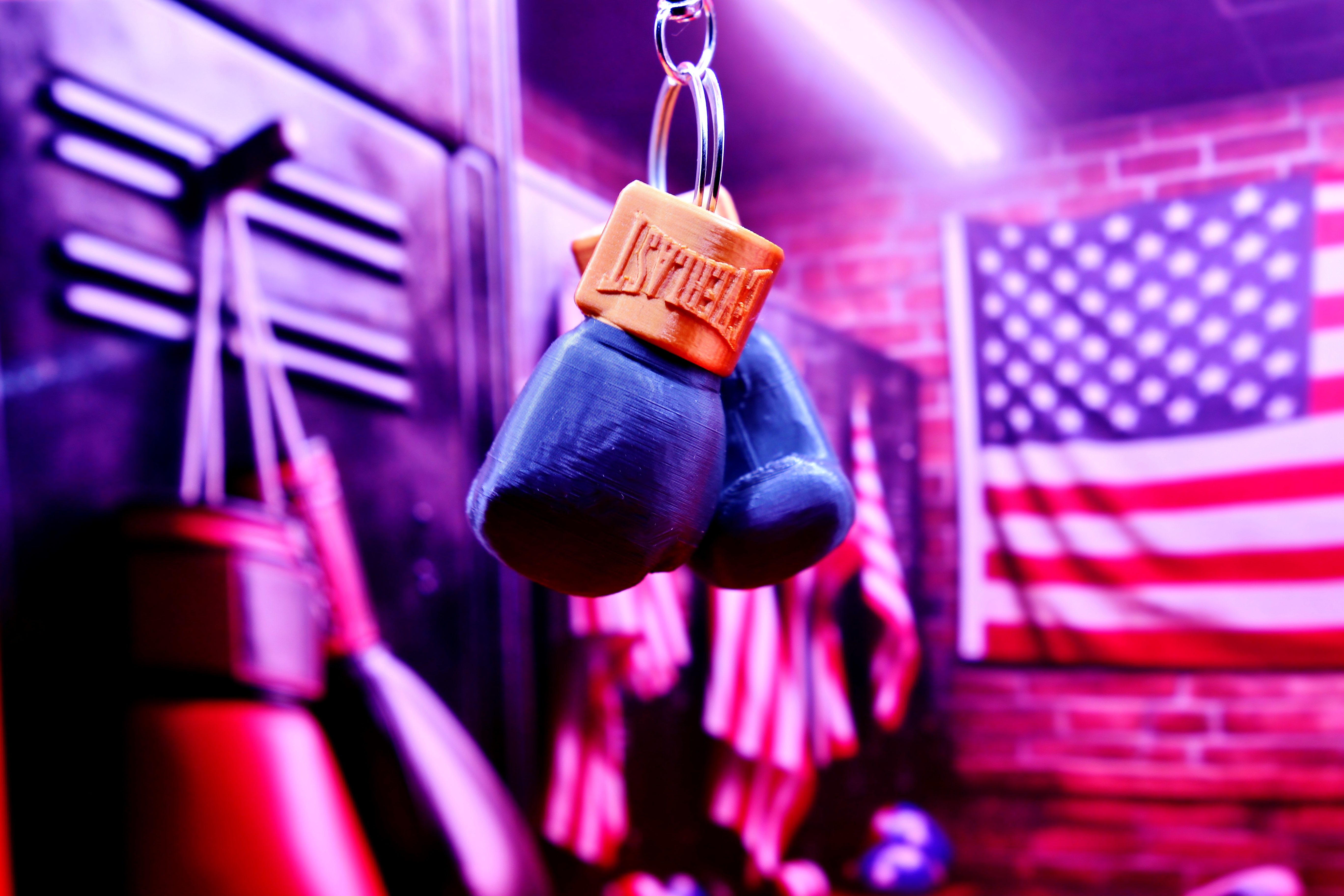 Miniatura 10 do modelo 3D Boxing gloves keychain