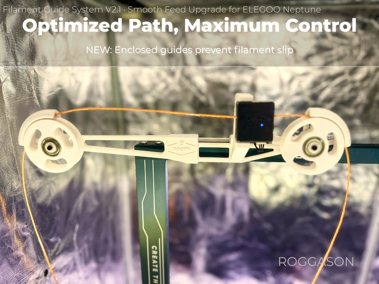 Filament Guide V2.1 – Smooth Feed Upgrade for Elegoo Neptune 4 Plus | Easy 3D Print