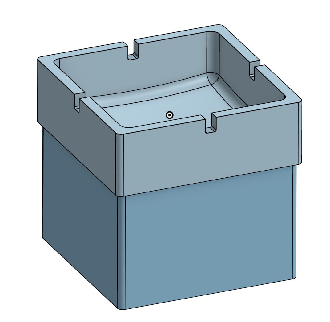 Cubic Ashtray 3D model