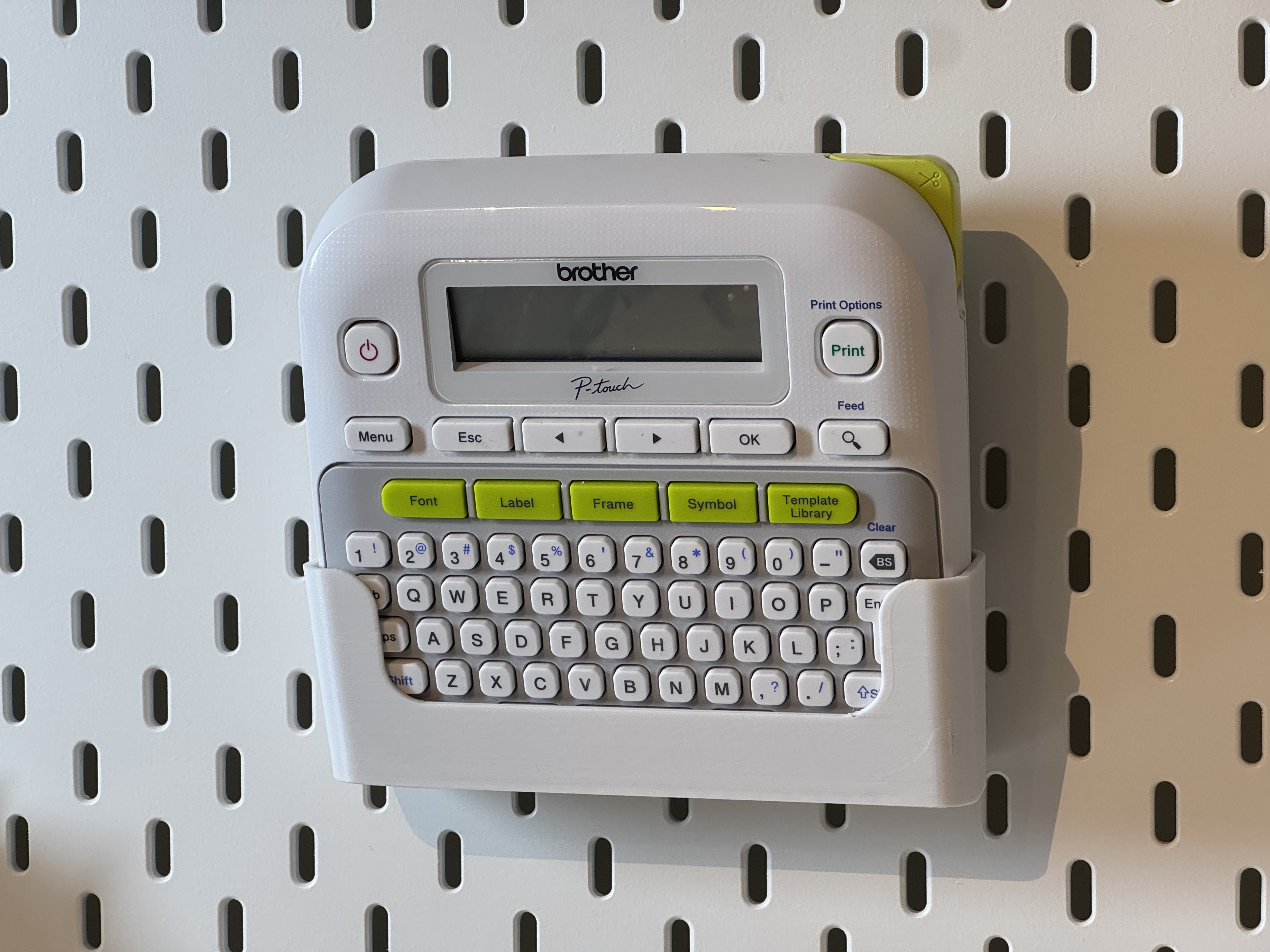 Skadis Brother Ptouch PTD210 Holder