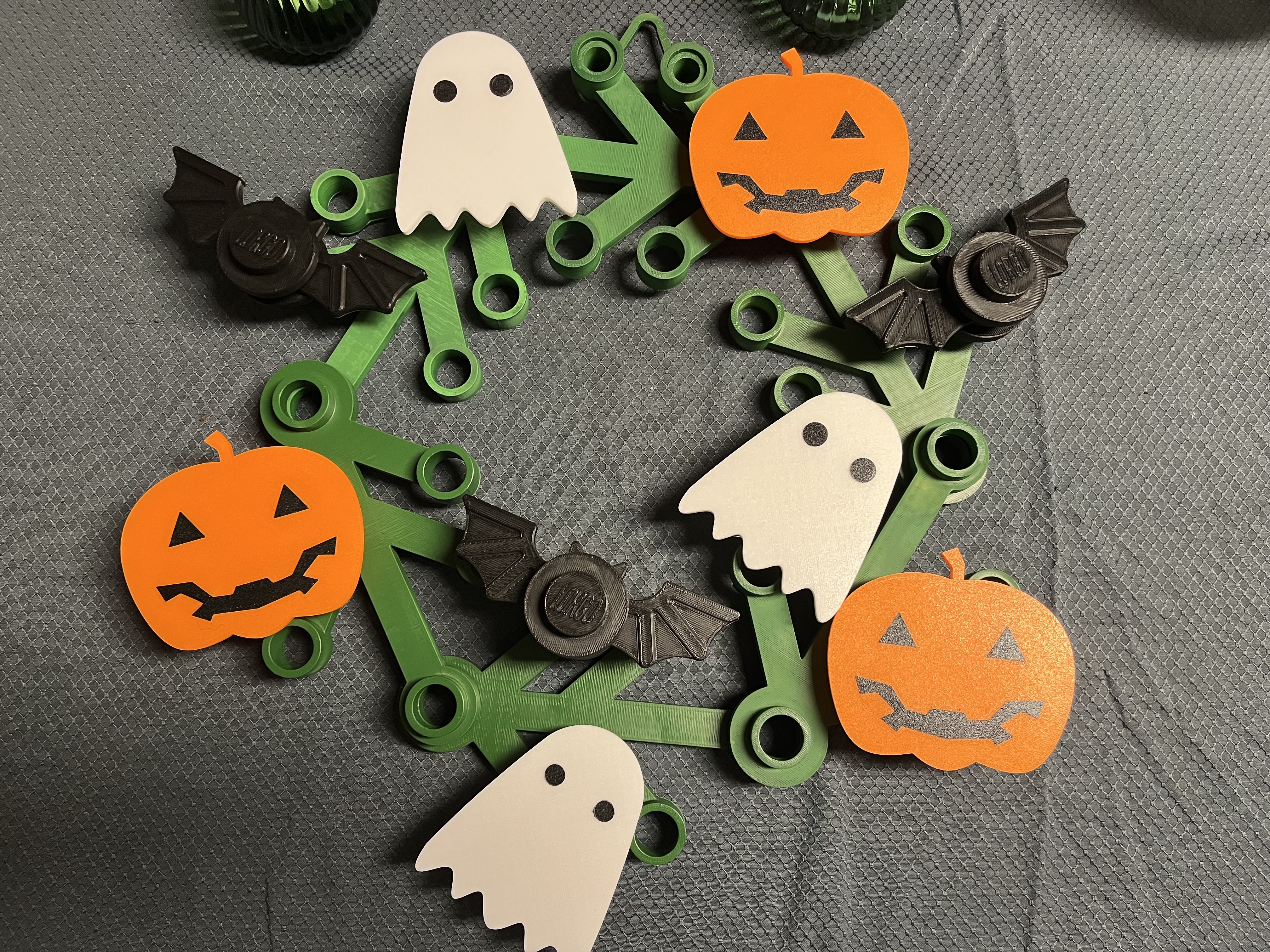 Simple Halloween Ghost for Lego Wreath