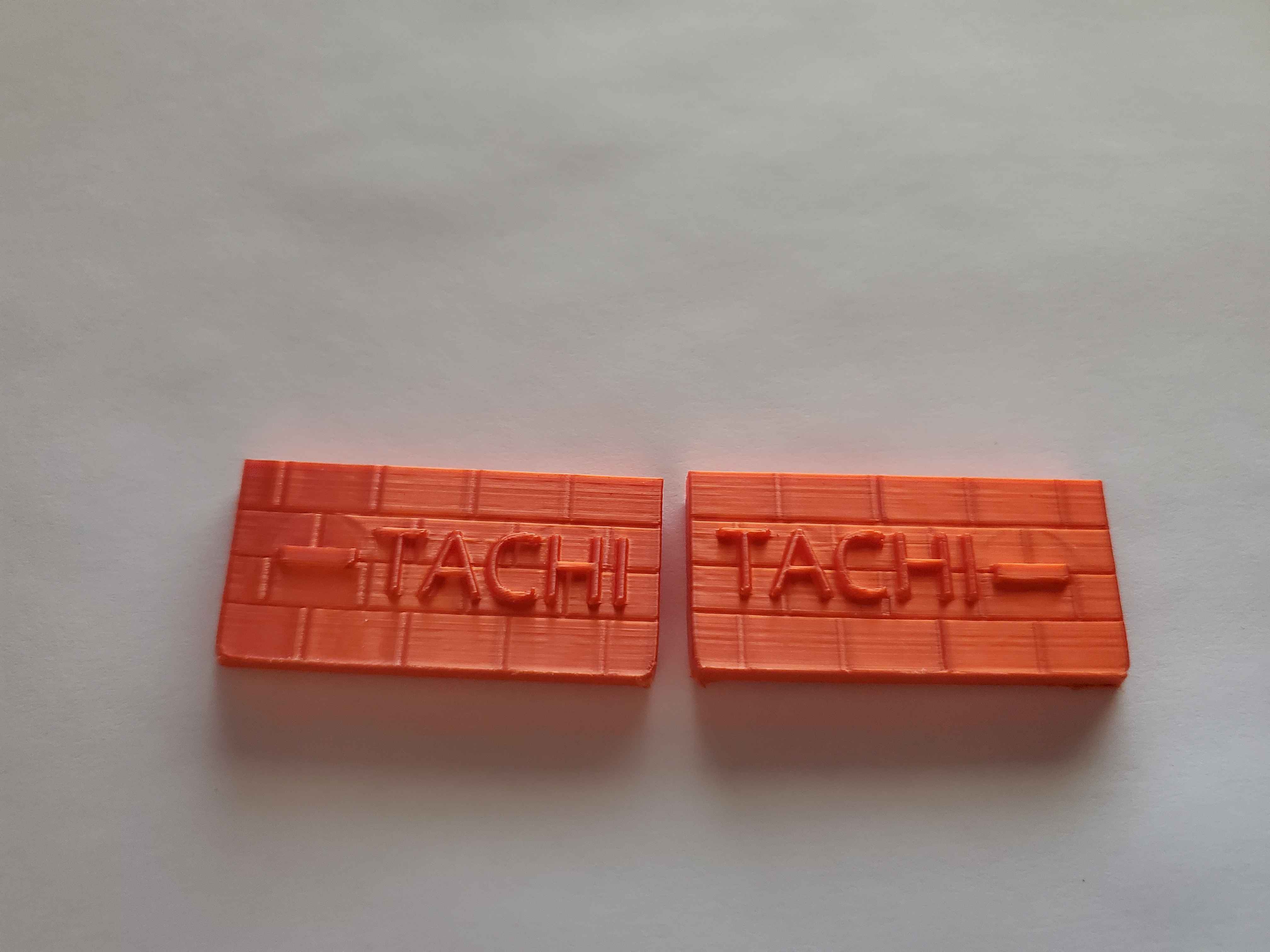 TACHI Nameplates and Ship Number