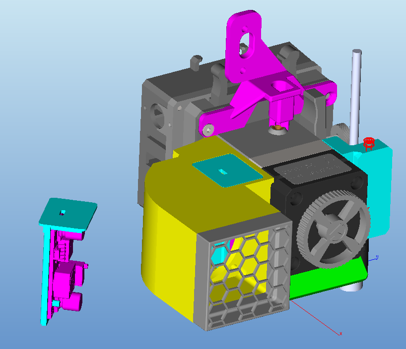 Extruder cooler for Sovol SV06 plus