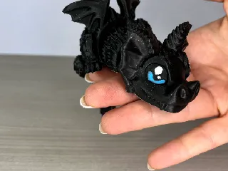 Articulated Bat Dragon by Valeria Momo & Mattia | Download free STL ...