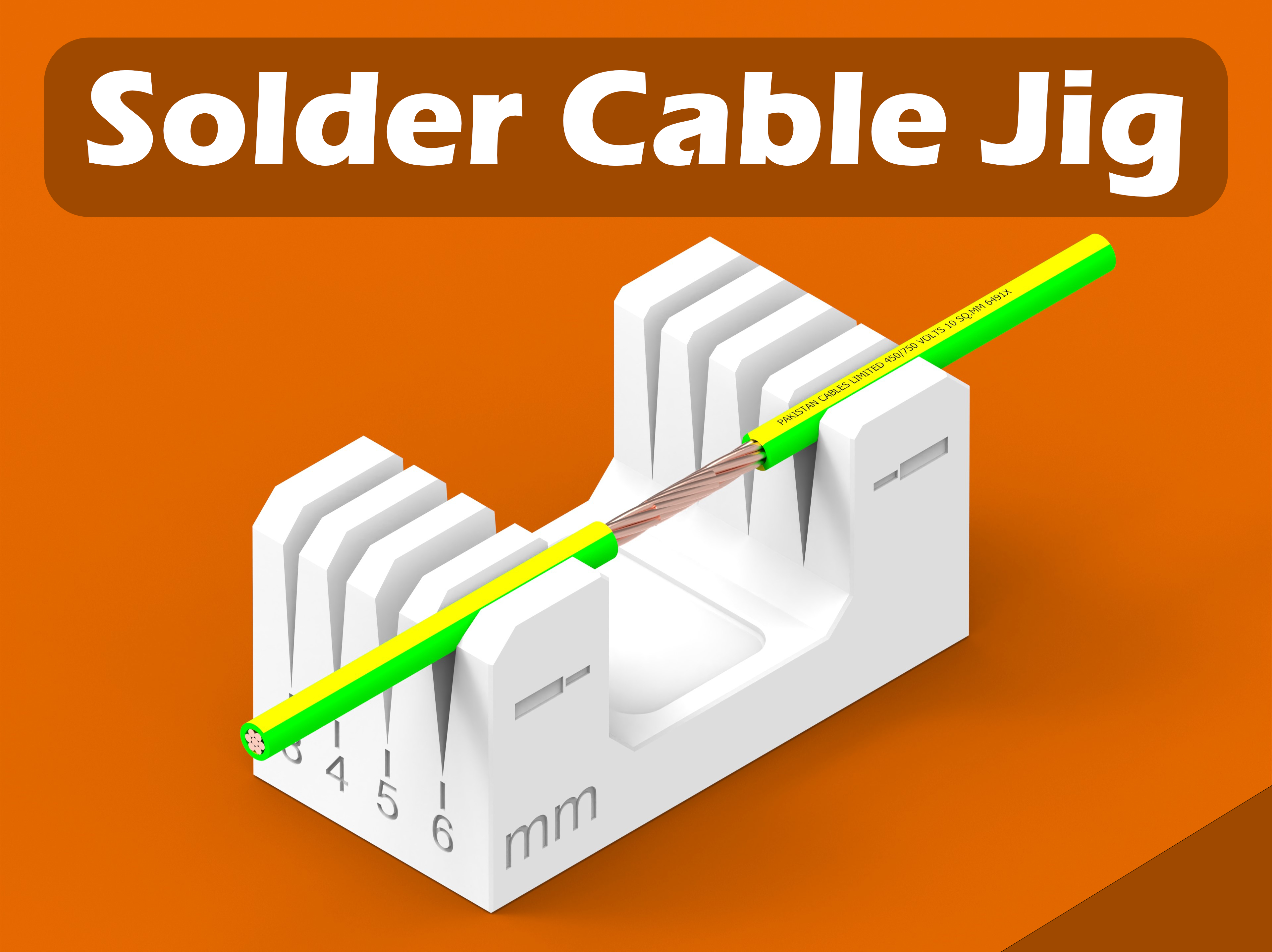 Cable Soldering Jig Holder