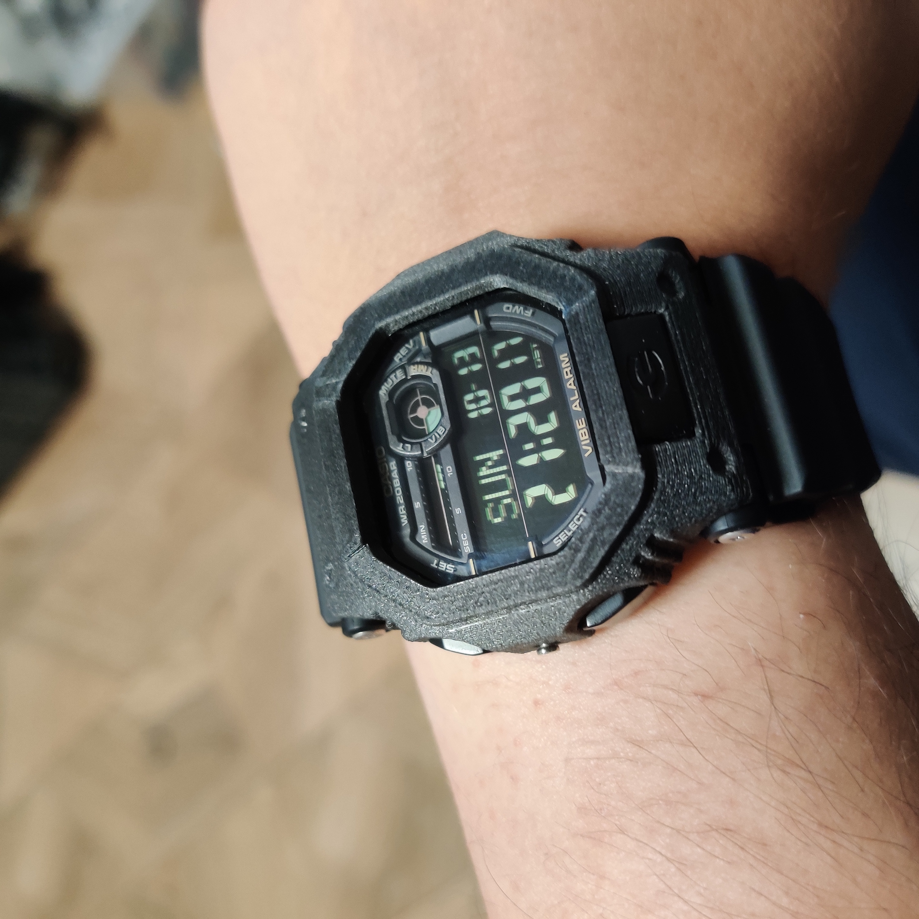 Casio GD-350 - custom square case without the flaps