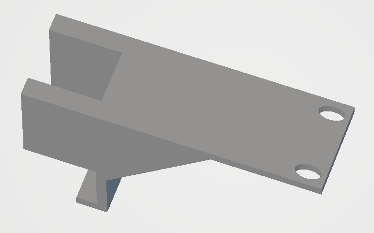 Rack ear for Netgear GS316 for mounting in 19" rack