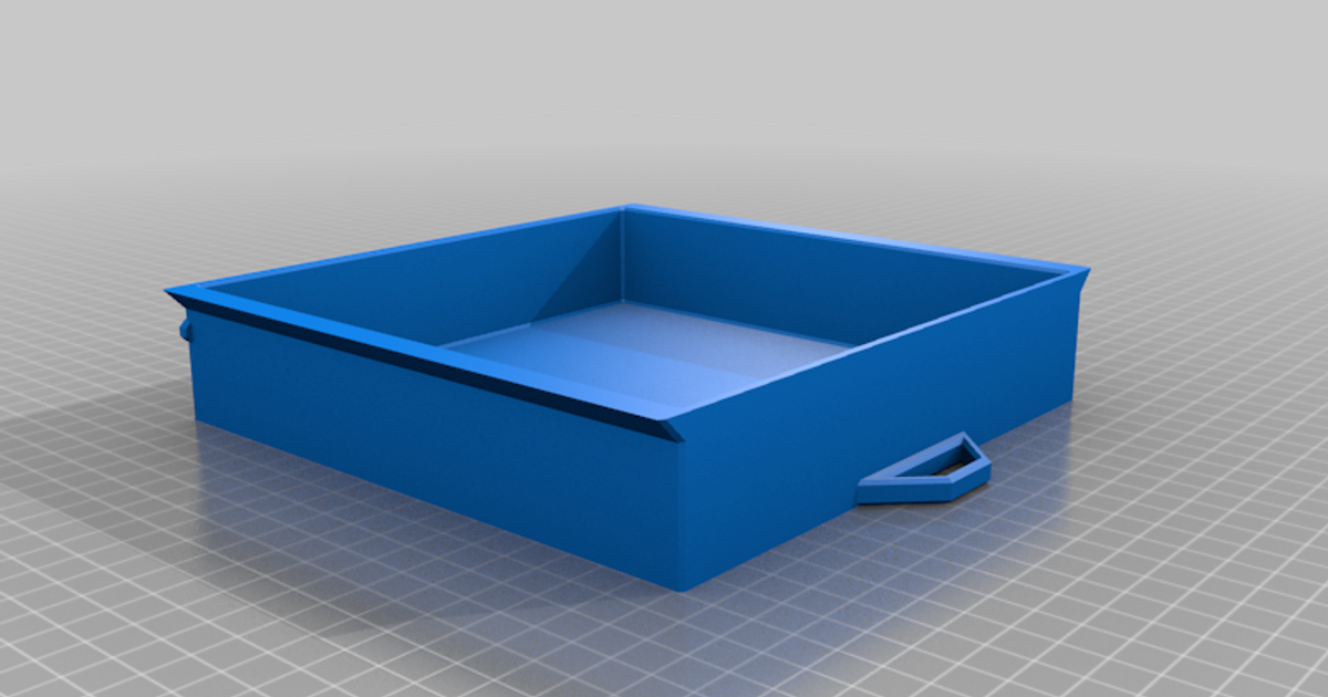 Under desk drawer, 7"x7" by JB_Design Download free STL model