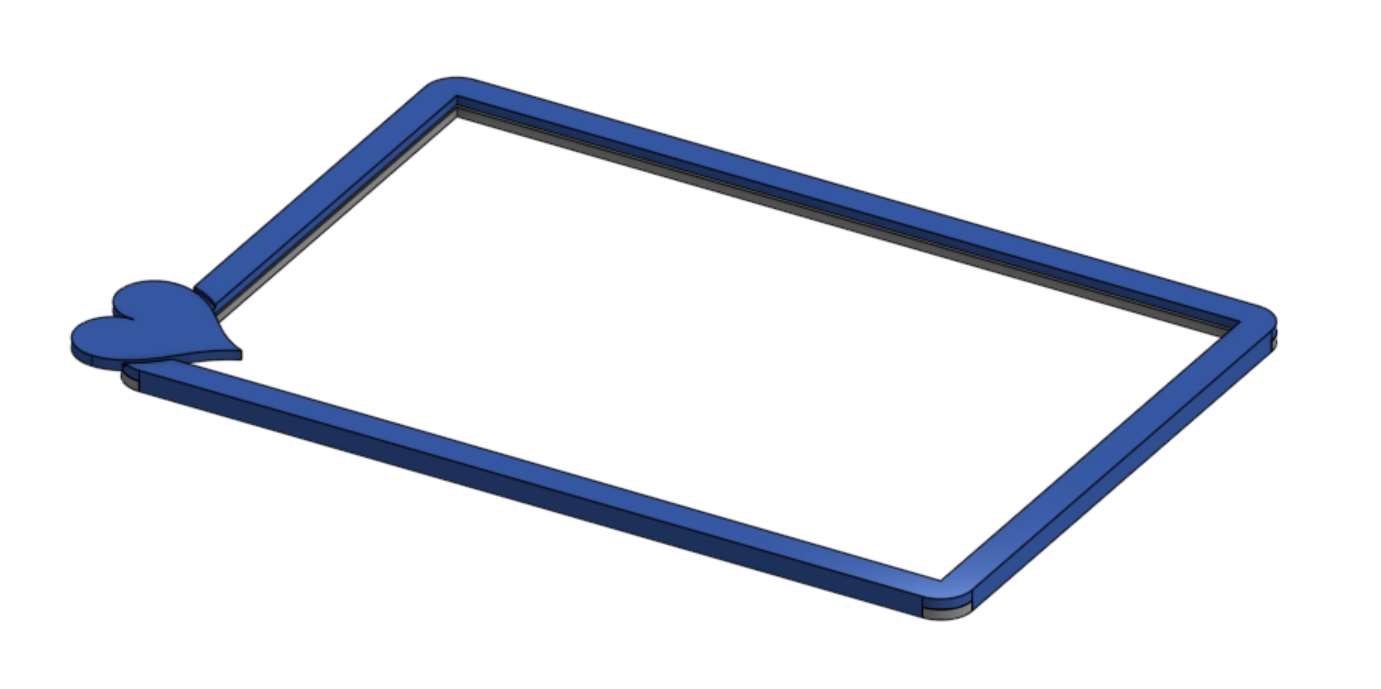 Heart Picture Frame 6-4