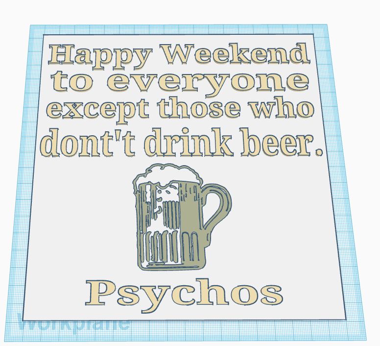 Weekend Beer Sign