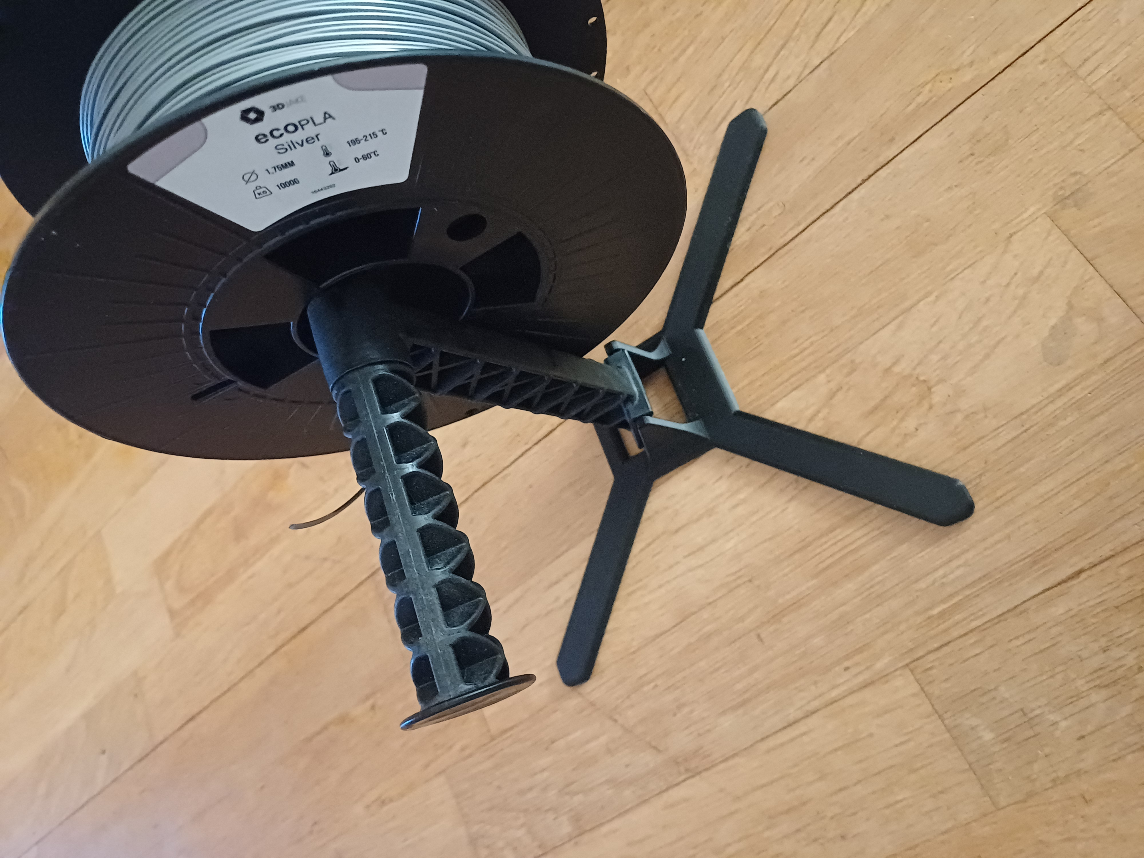 Stand for original Prusa spoolholder. Improved version.