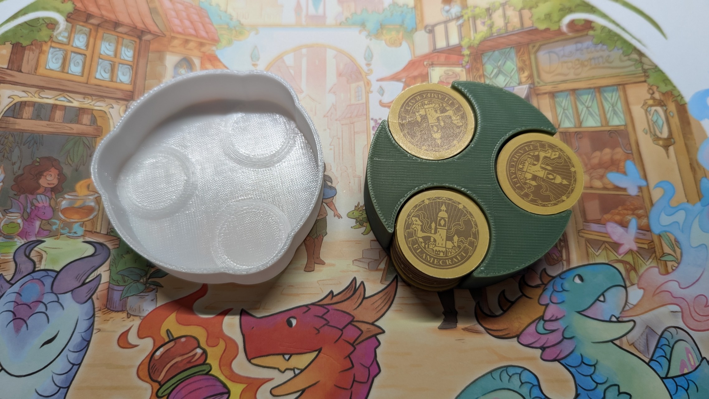 Miniatura 4 do modelo 3D Lids for flamecraft box insert
