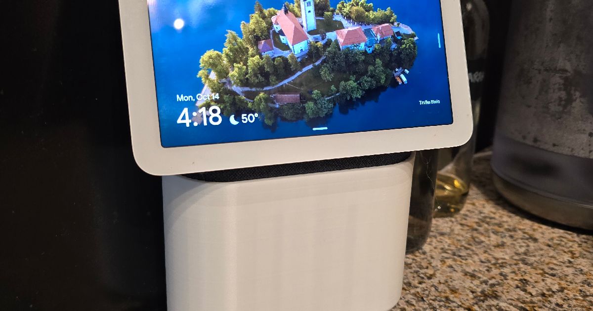 Google Nest Hub Stand v1 by Xephisol | Download free STL model