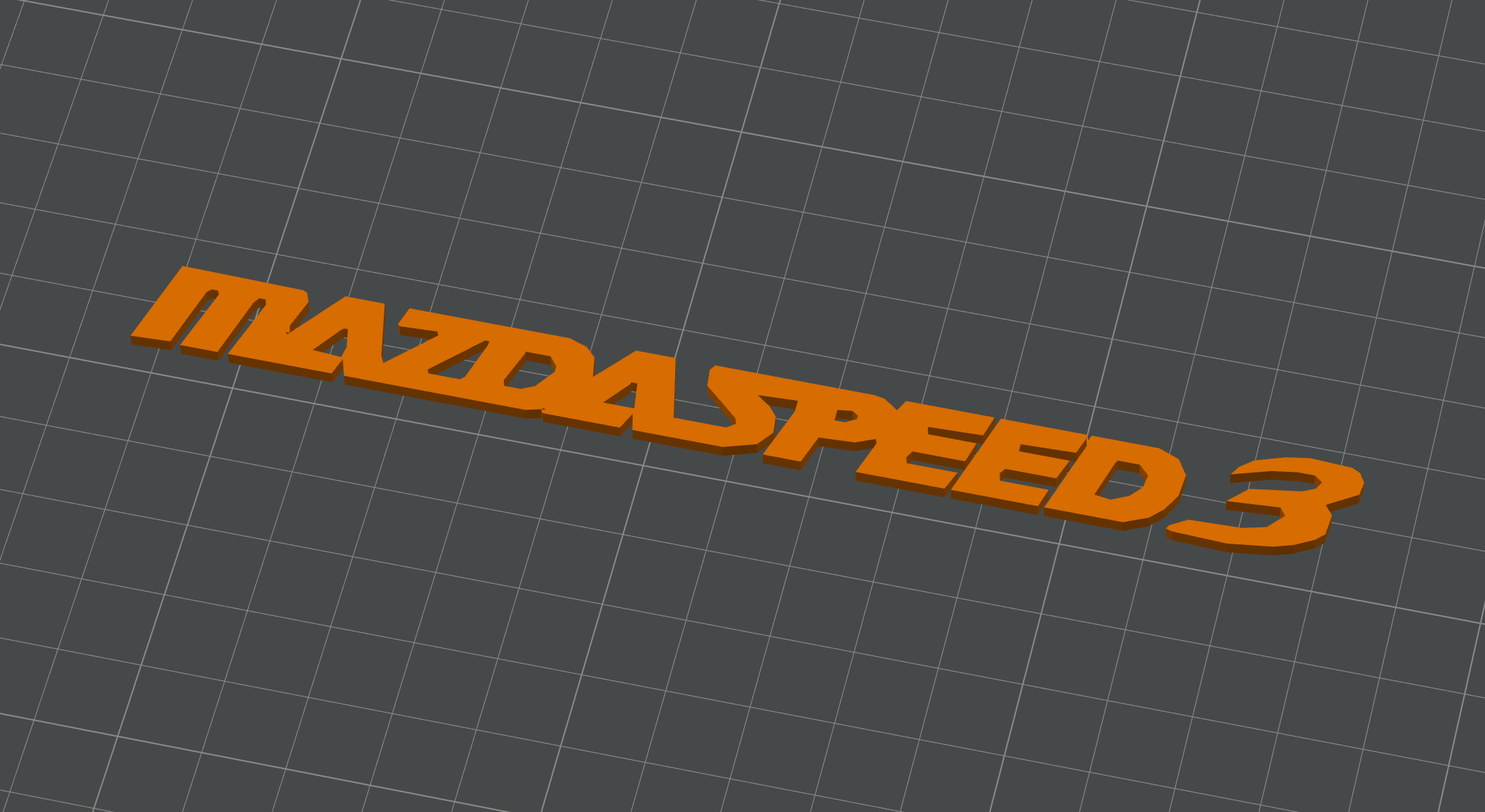 Mazda Speed 3 Logo