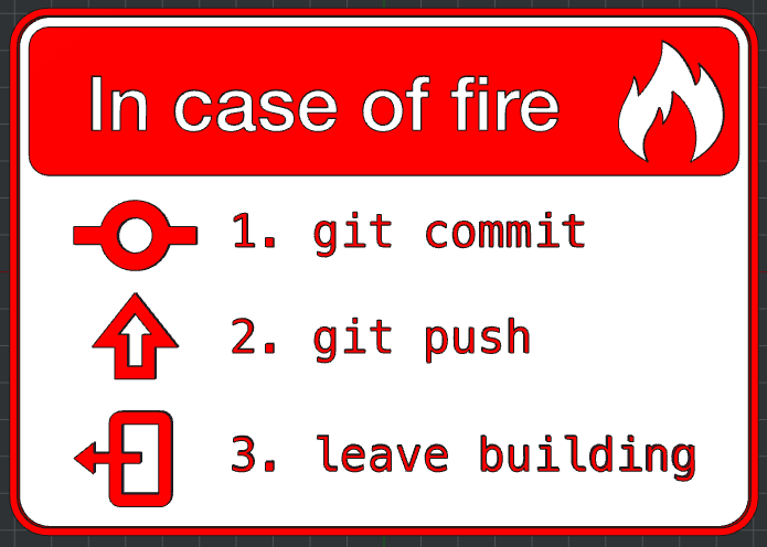 In case of fire - git commit sign - parts splitted