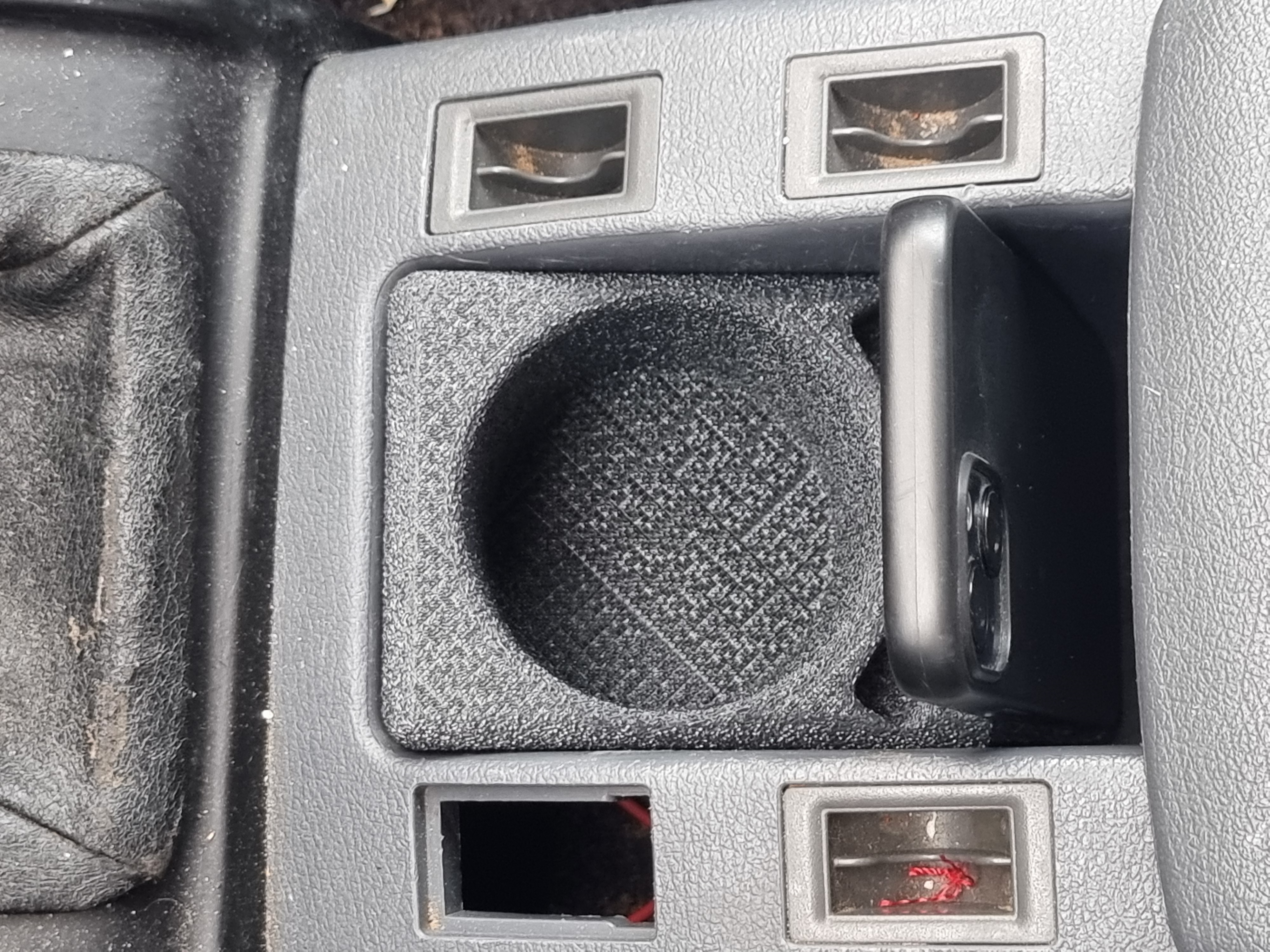 Toyota Land cruiser 80 series center console cup and phone holder by