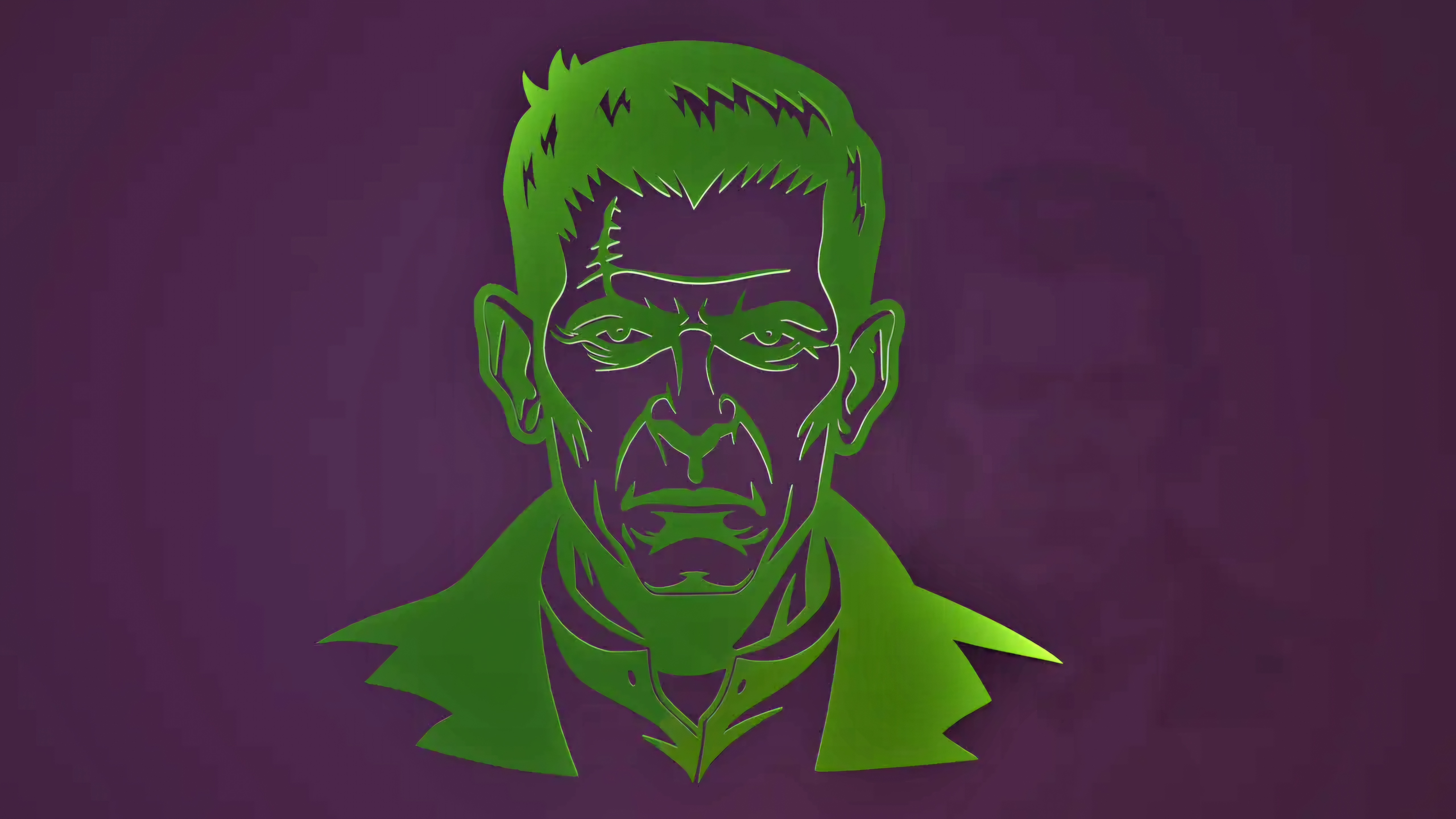 Frankenstein Head Wall Art Cutout by Blakesmakes3d Download free STL model