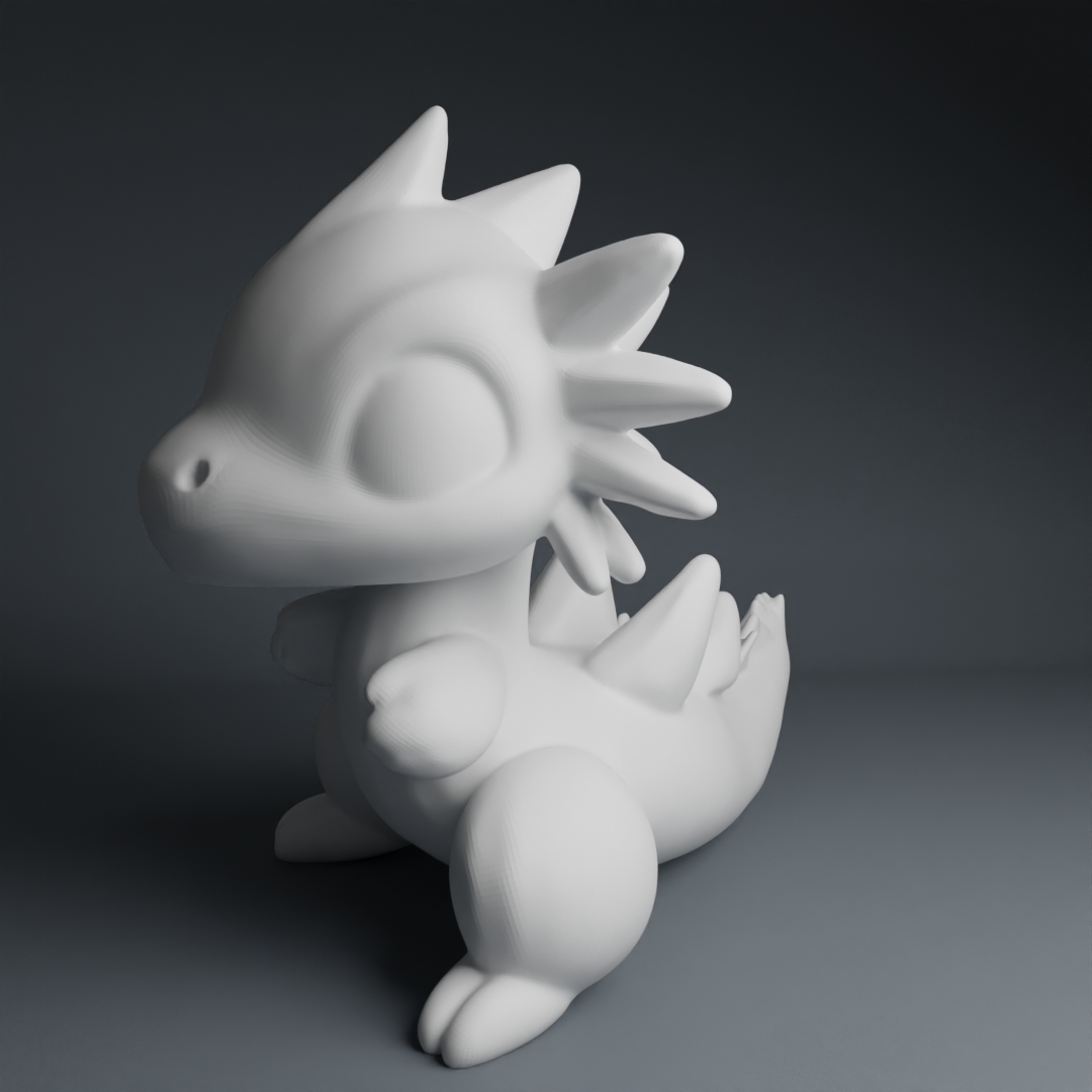 Cute stylized dragon