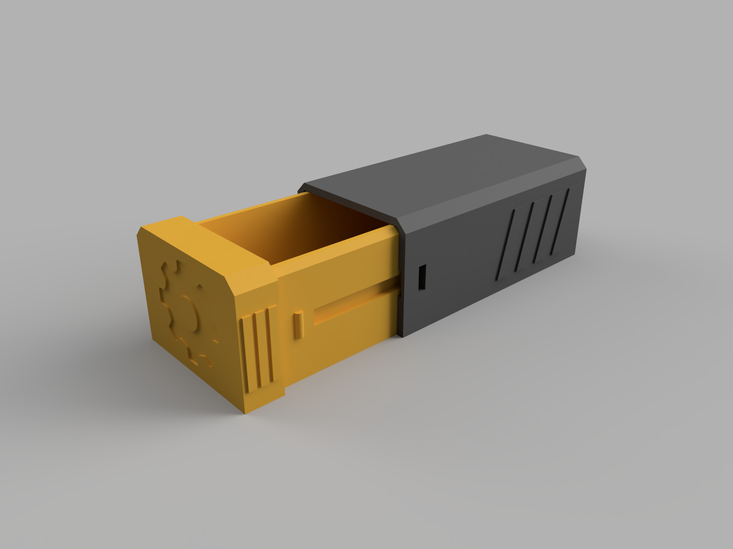 Miniatura 7 do modelo 3D Mini box with lockable click closure