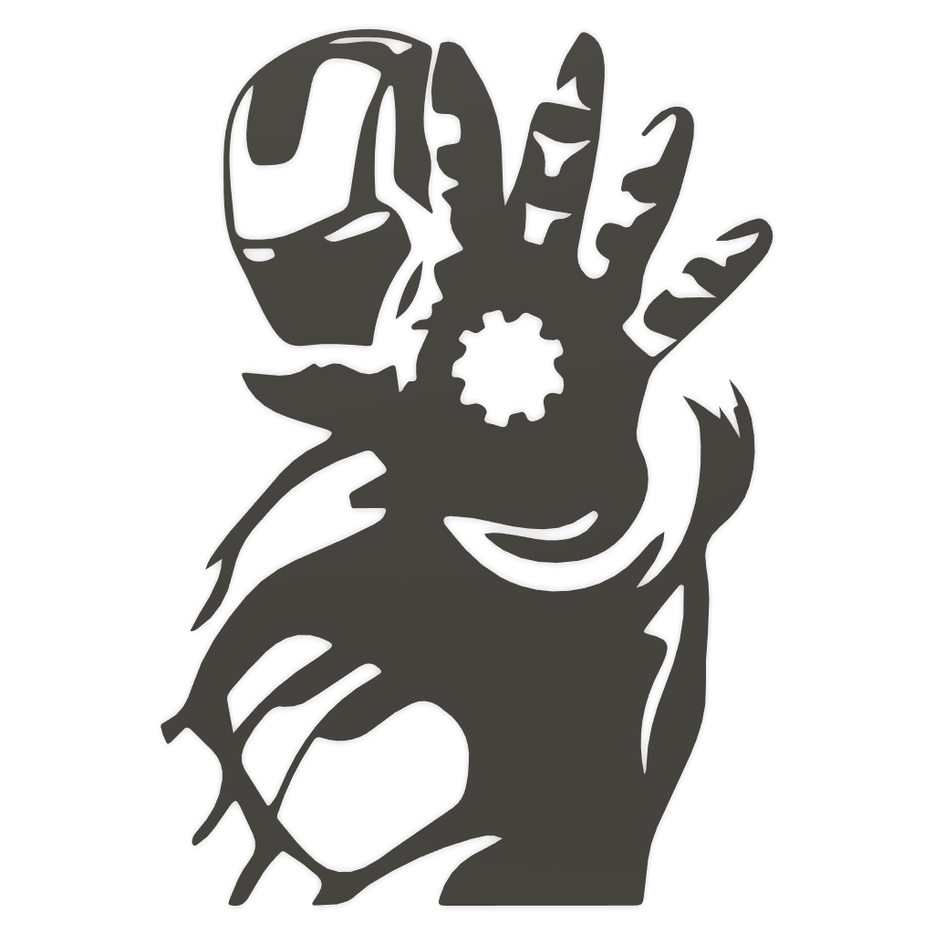 Ironman wall decoration