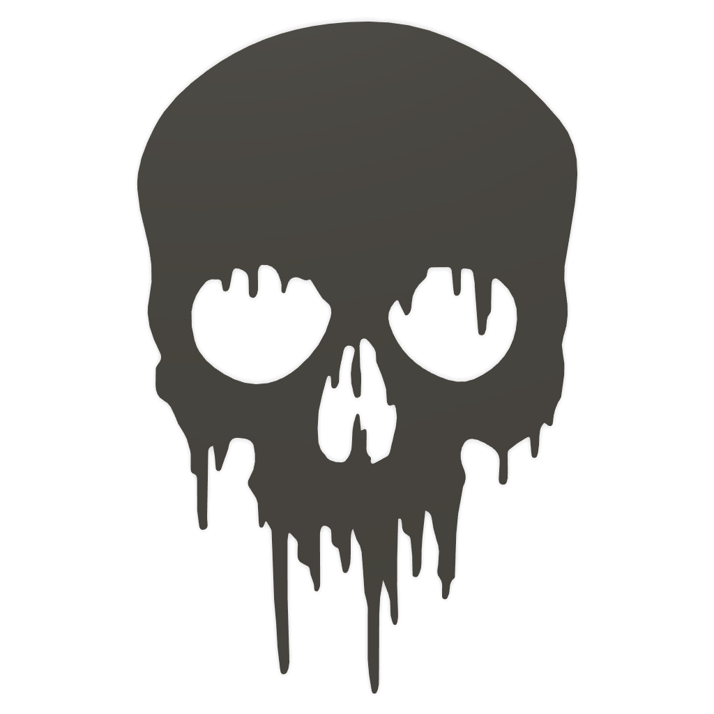 Skull wall decoration