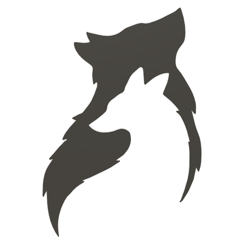 Wolf wall decoration