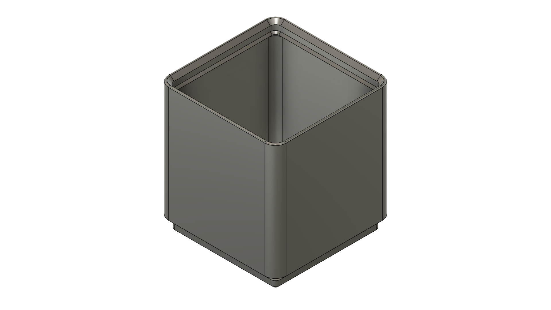 Gridfinity 1x1x1 B=41.5mm H=45mm D=41.5mm box