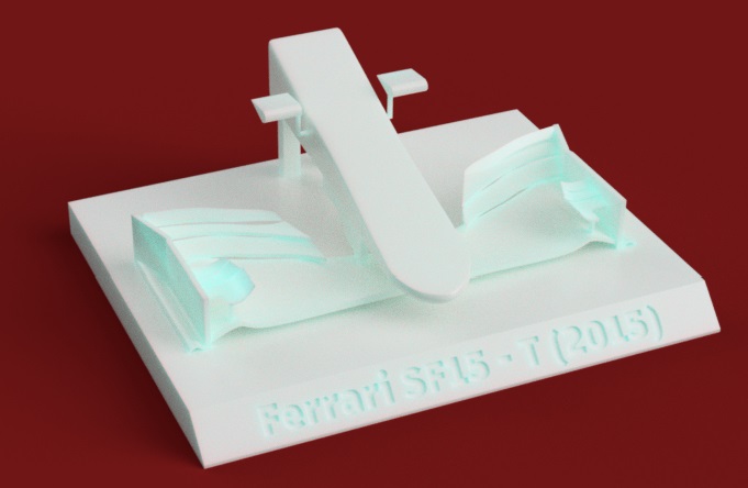 Ferrari F1 2015 front wing/ Alerón delantero