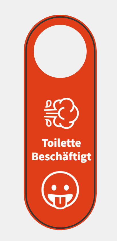 Toilette nicht Benutzen ( Rote )
